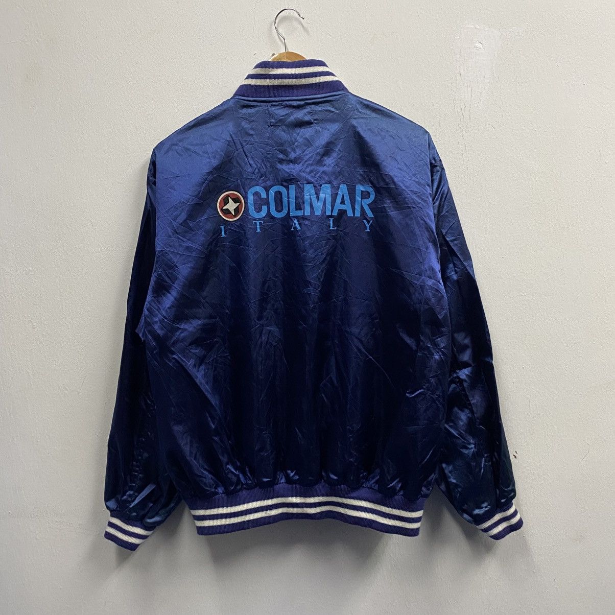 Colmar Vintage Colmar Italy Spell Out Big Logo Baseball Jacket Size US M / EU 48-50 / 2 - 1 Thumbnail