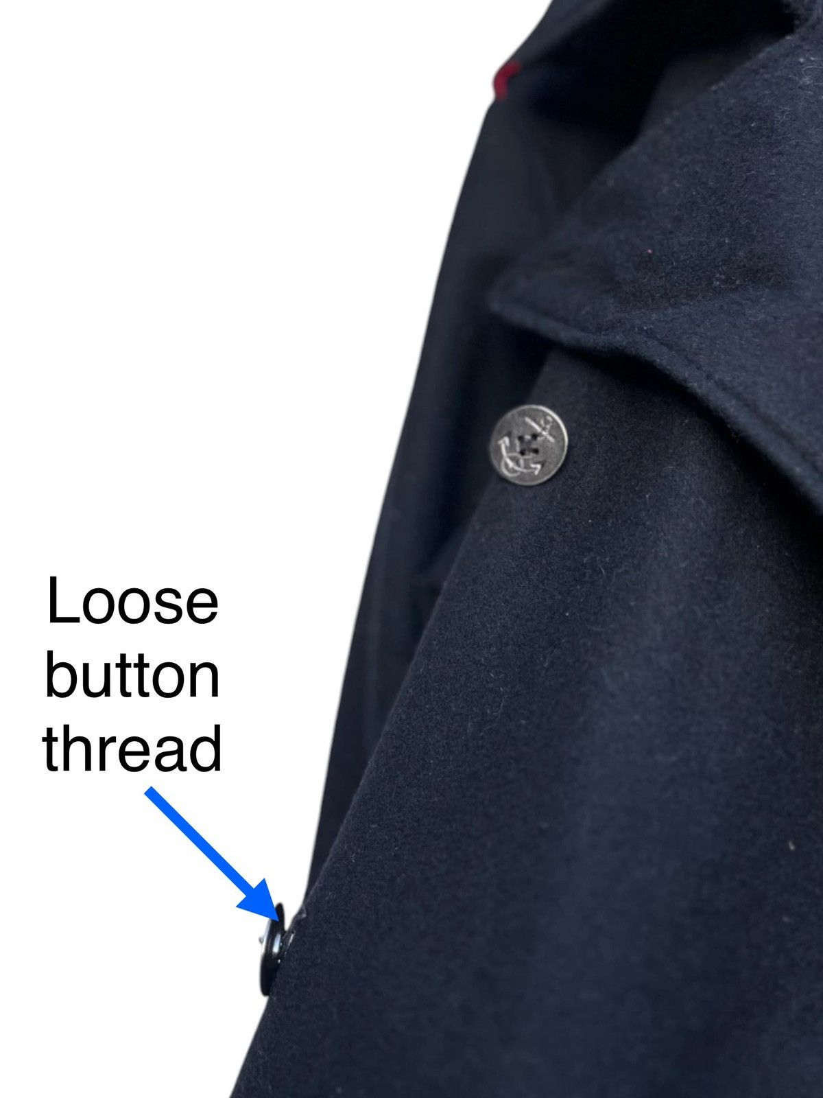 Woolrich Woolen Mills Woolrich Double Breasted Pea Coat Size US L / EU 52-54 / 3 - 10 Thumbnail
