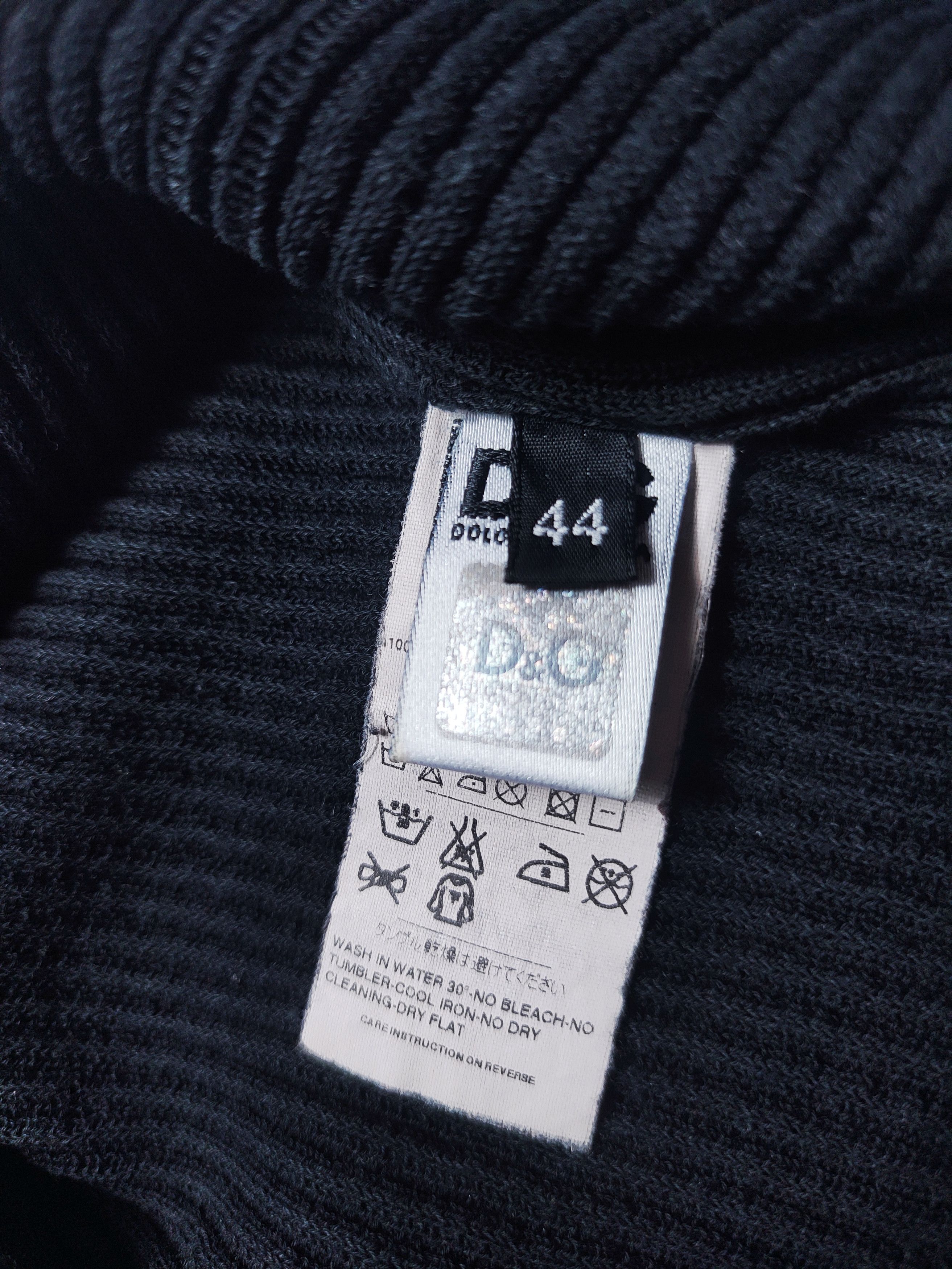 Dolce & Gabbana Dolce Gabbana Ribbed Top Size L / US 10 / IT 46 - 11 Thumbnail