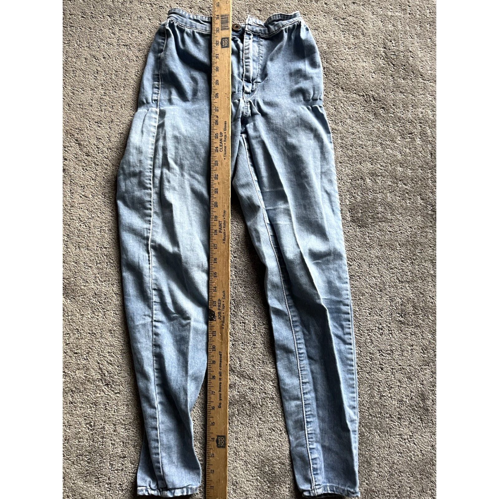 CO Bullhead Denim Co Jegging Jeans Women’s 0 Mid Rise Stretch Blue Cardinal Blue 27.5" Inseam 9.75" Rise Vintage? No (Regular) Size 25" / US 0 / IT 36 - 6 Thumbnail