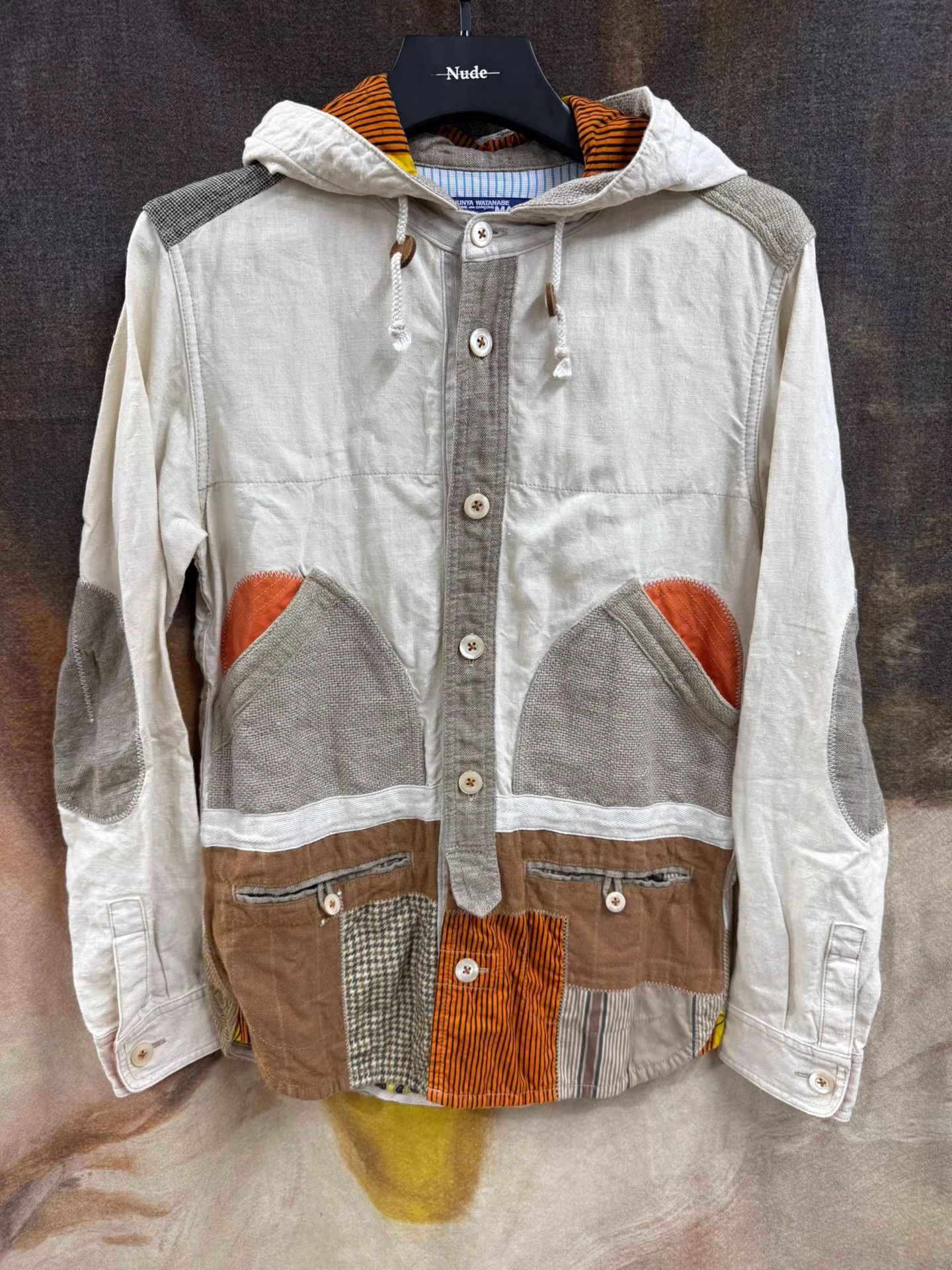 Junya Watanabe Junya Watanabe Patchwork Linen Jacket K20 Size US S / EU 44-46 / 1 - 1 Thumbnail