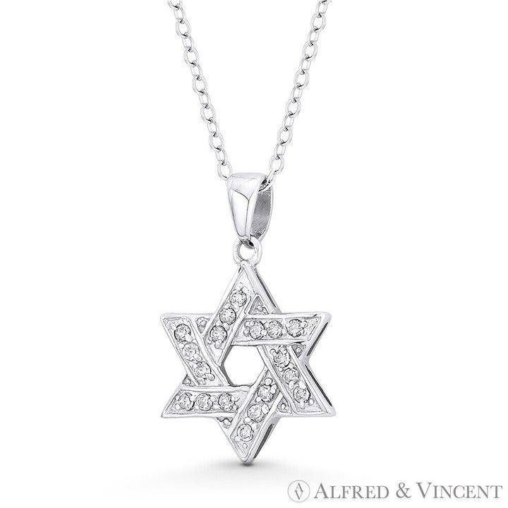 Other Star of David / Jewish Magen Charm CZ Crystal Pendant Size ONE SIZE - 1 Preview