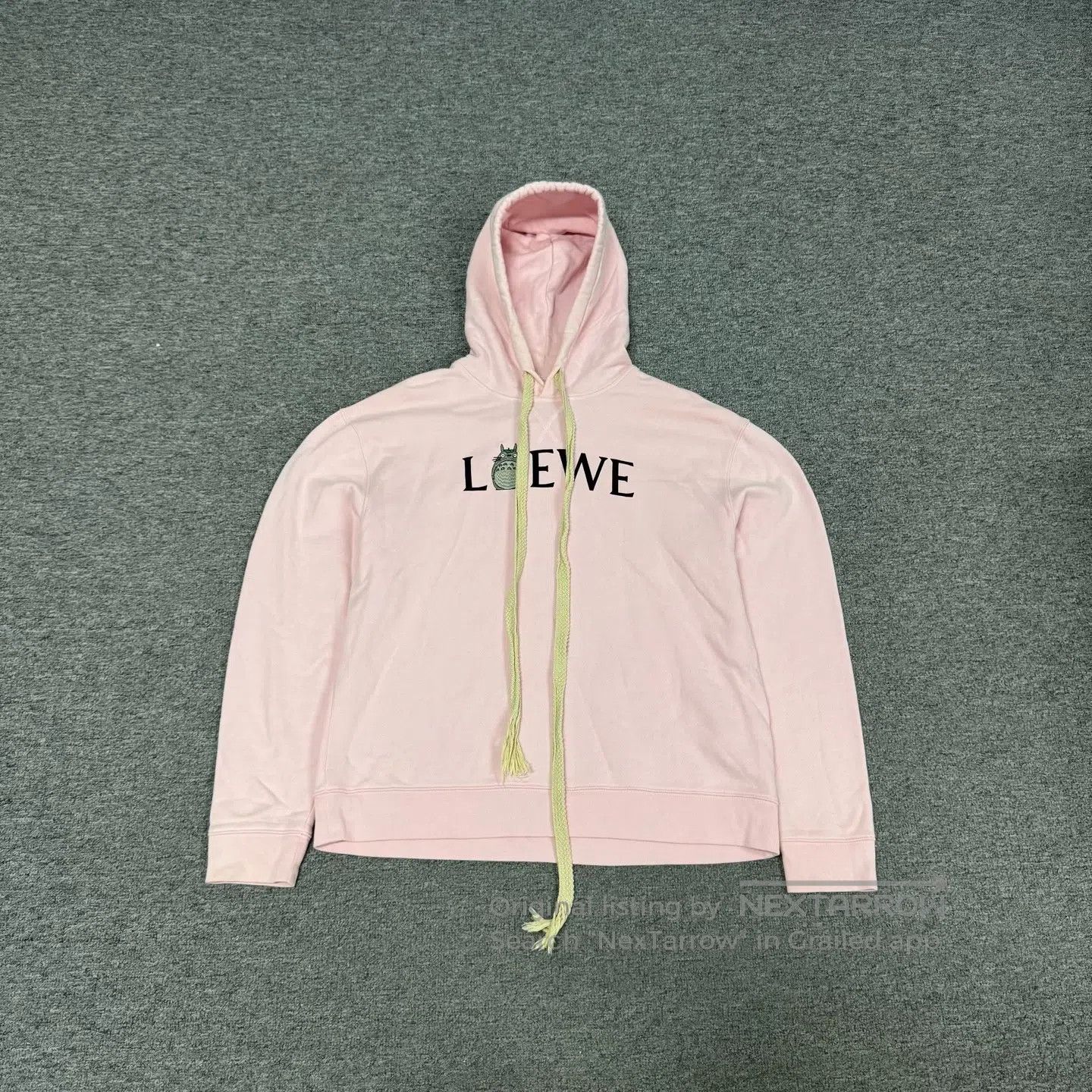 Loewe LOEWE × Dragon Cat Co-branded Embroidered Logo Hoodie| Size L / US 10 / IT 46 - 1 Thumbnail