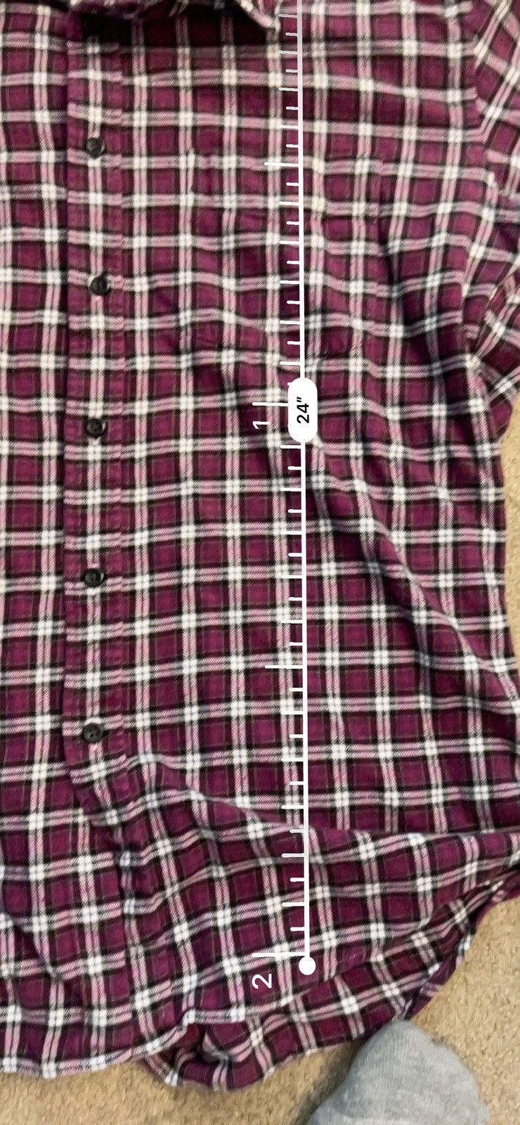 Uniqlo Nice Uniqlo purple stripe button up flannel Size US L / EU 52-54 / 3 - 4 Thumbnail