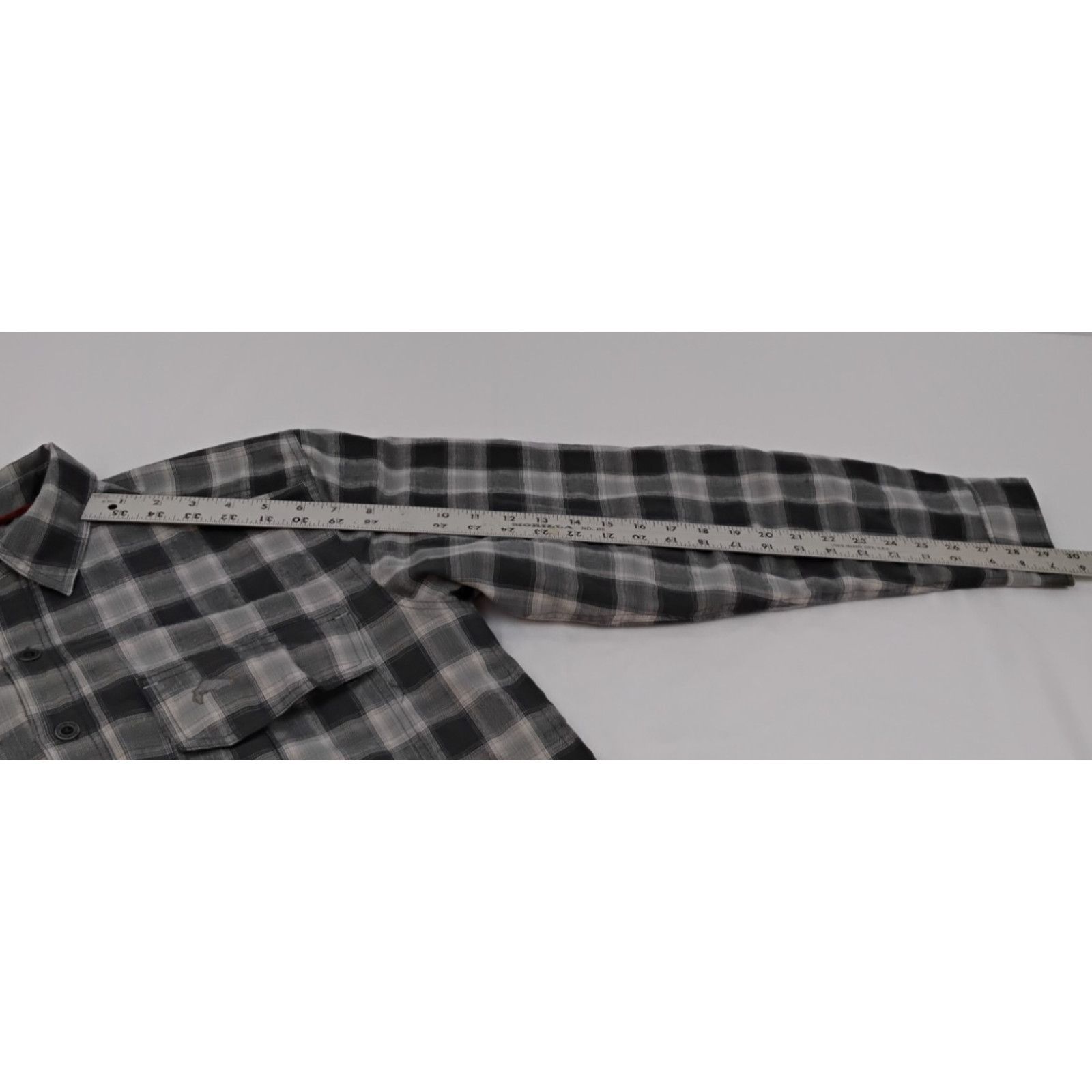 Simms Simms Coldweather Overshirt Men's S Gray Plaid Long Sleeve Size US S / EU 44-46 / 1 - 10 Thumbnail