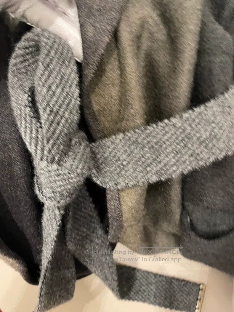 Brunello Cucinelli Brunello Cucinelli Black Gray Green Wool Coat Size US M / EU 48-50 / 2 - 7 Thumbnail