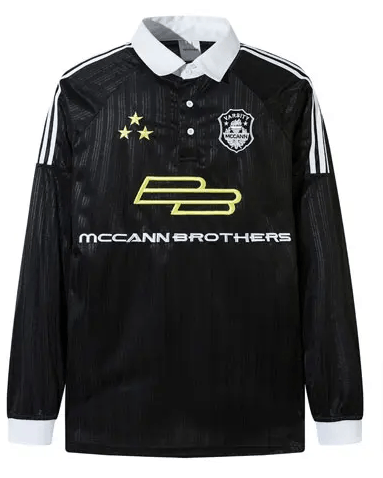 Japanese Brand × Vintage "MECCAN-Black-M" 90s Long Sleeve Streetwear Size US M / EU 48-50 / 2 - 1 Thumbnail