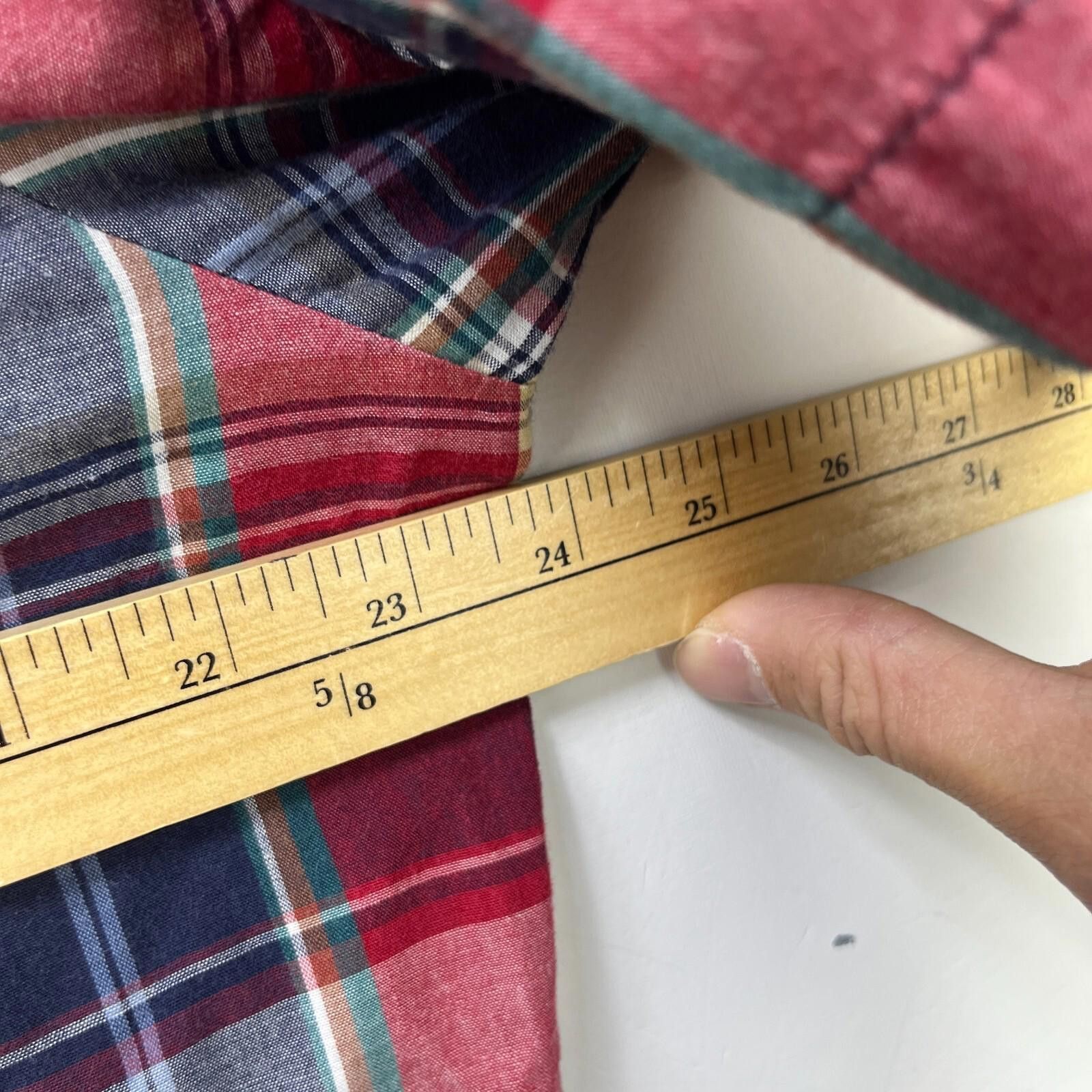 Wrangler Vintage 90s Wrangler Snap Short Sleeve Plaid Shirt Large Size US L / EU 52-54 / 3 - 7 Thumbnail