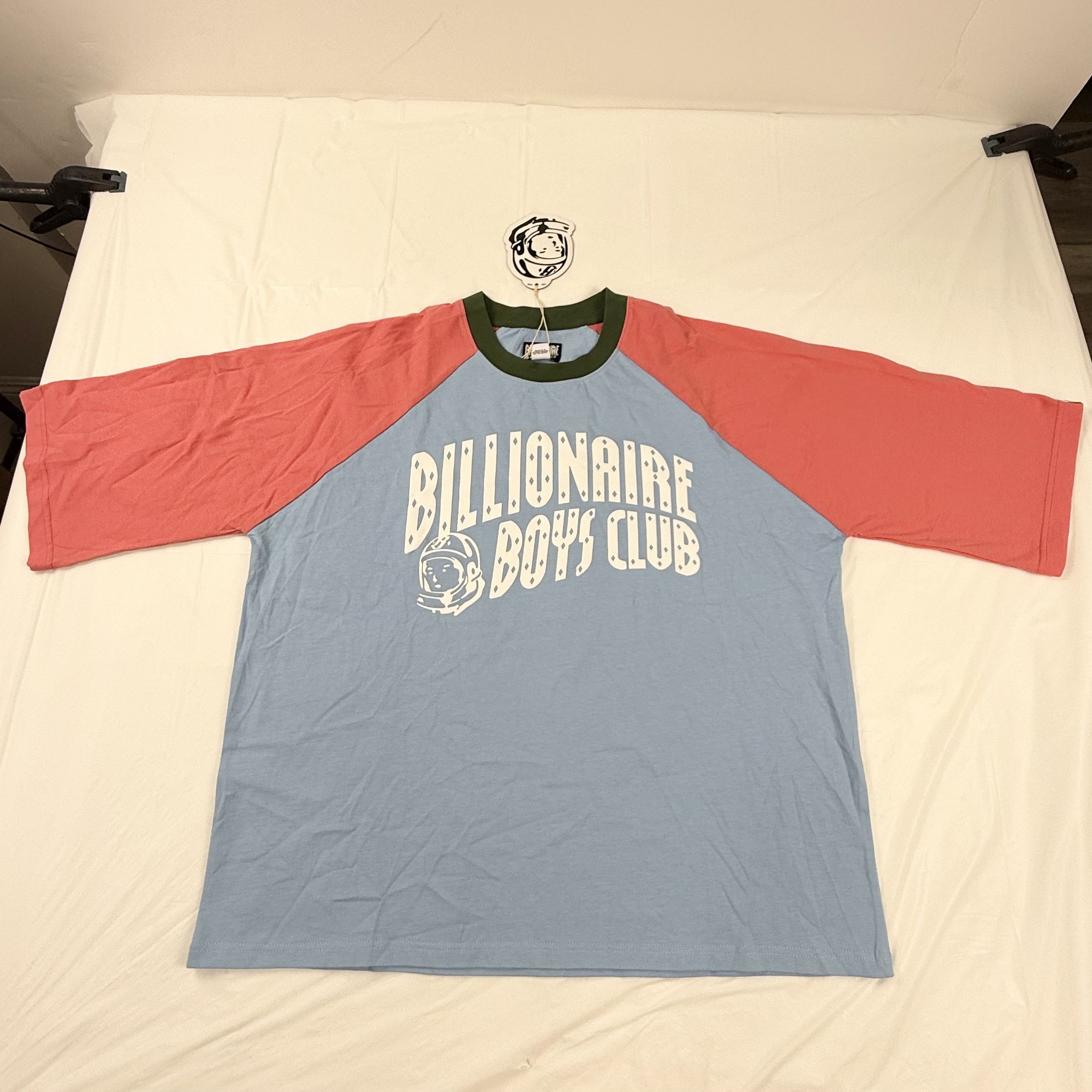 Billionaire Boys Club Billionaire Boys Club Raglan T-Shirt Blue Red Green Arch Size US M / EU 48-50 / 2 - 1 Thumbnail
