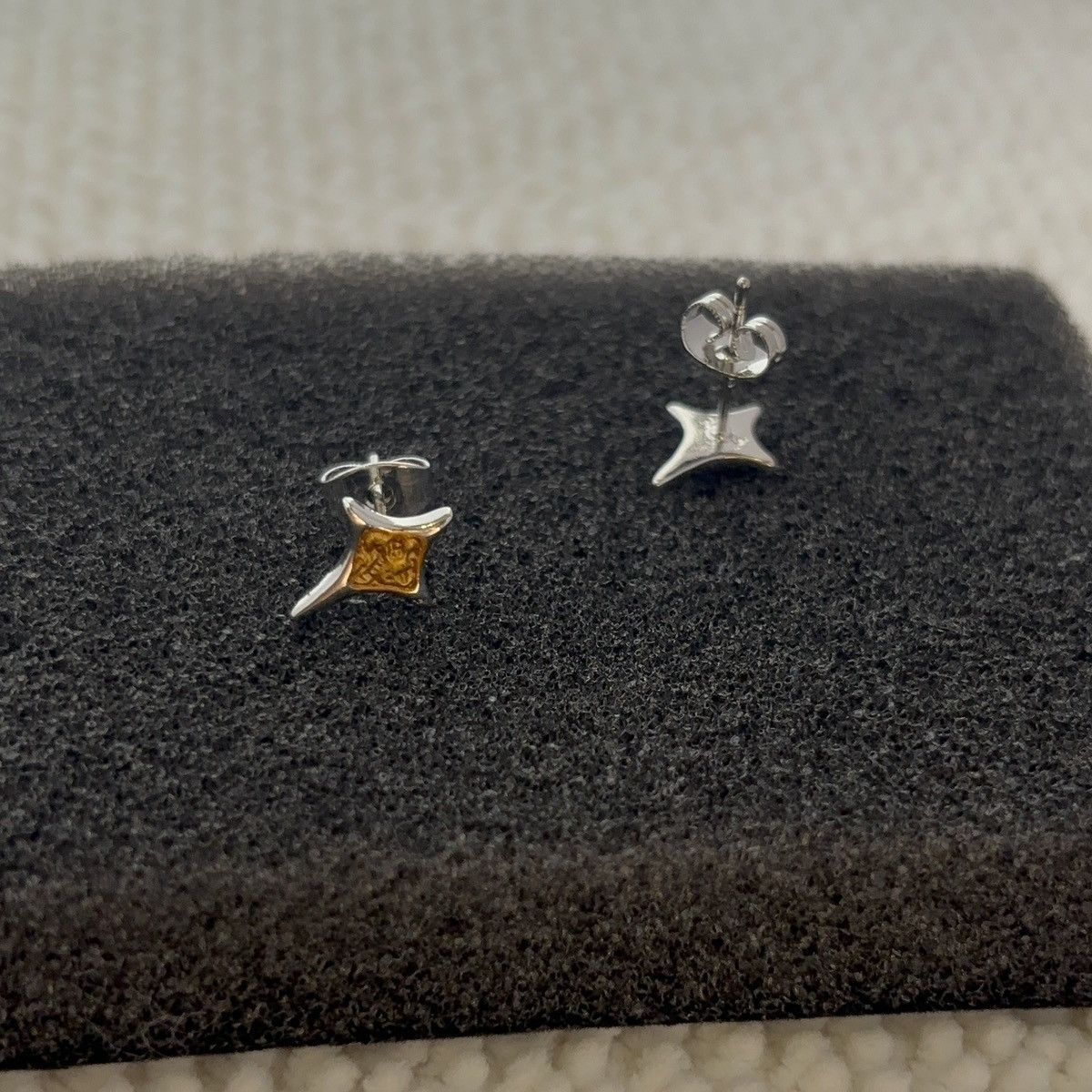 Other Star Stud Earrings for Men Women Hip Hop Unisex Earrings Size ONE SIZE - 4 Thumbnail