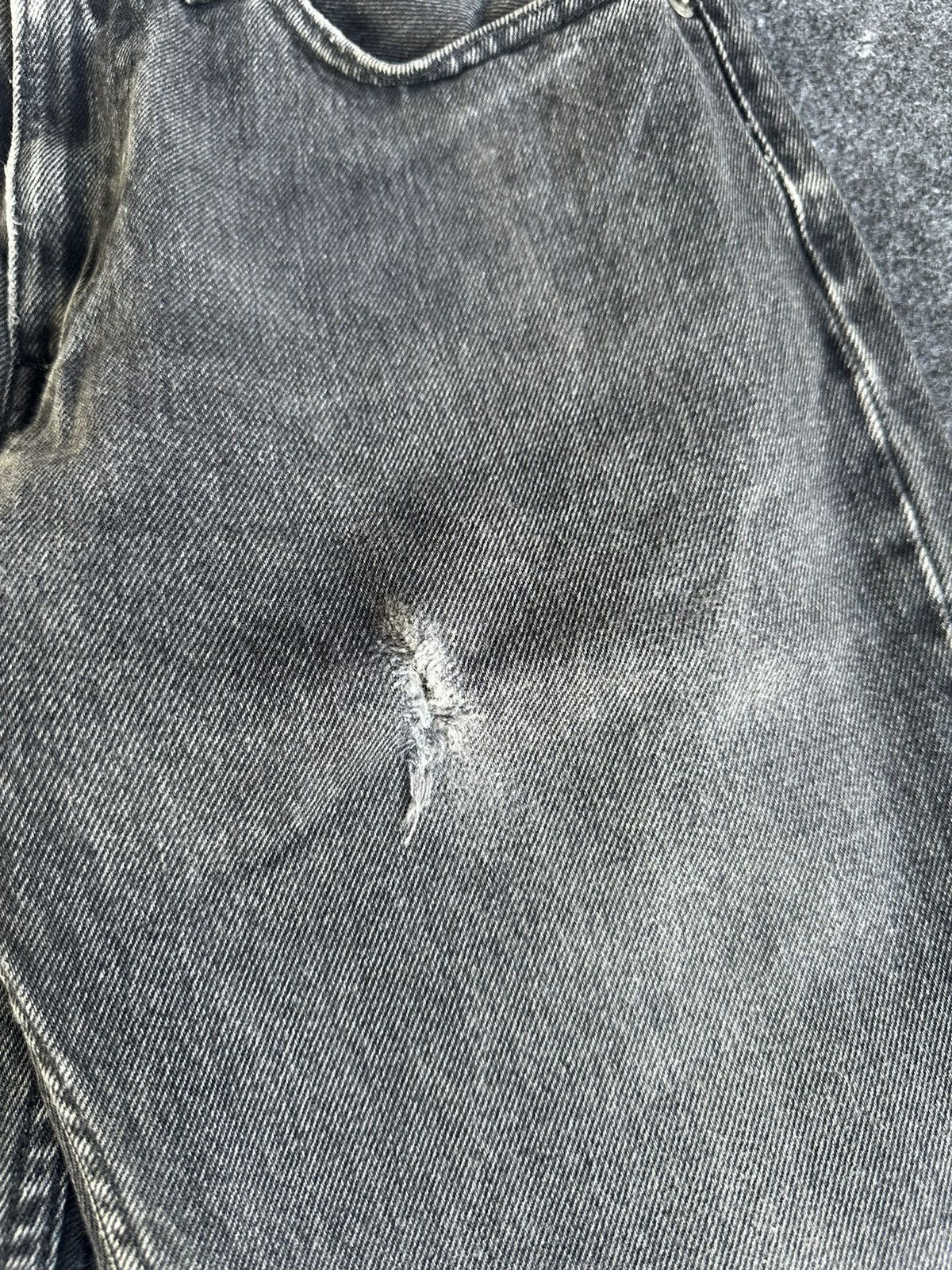 Levi's Y2K Levis 505 Super Black Faded Washed Denim 28x29 D268 Size US 28 / EU 44 - 7 Thumbnail