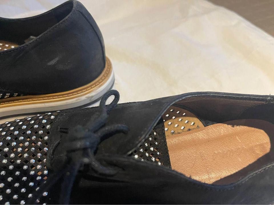 Designer Browns Leather Diamond Shoes Size US 10 / IT 40 - 7 Thumbnail