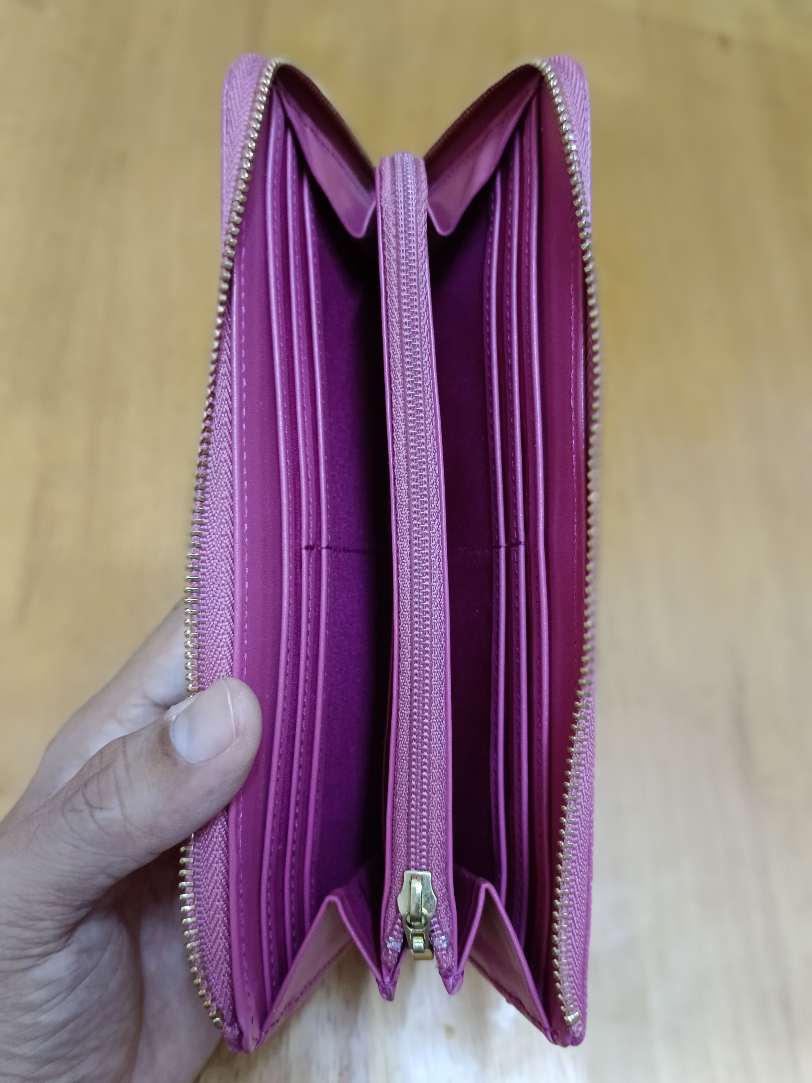 Lanvin × Leather LANVIN EN BLUE LUXEMBOURG LEATHER LONG WALLET Size ONE SIZE - 6 Thumbnail