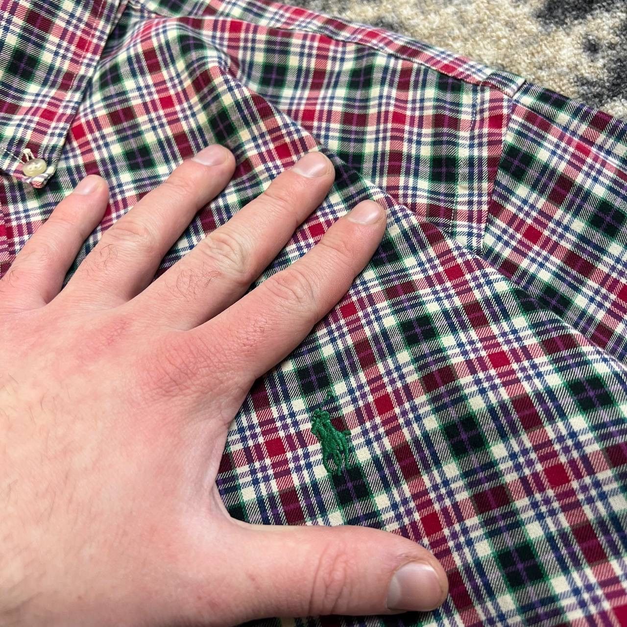 Polo Ralph Lauren Polo Ralph Lauren Luxury Checkered Button Up Shirt Size US XL / EU 56 / 4 - 4 Thumbnail