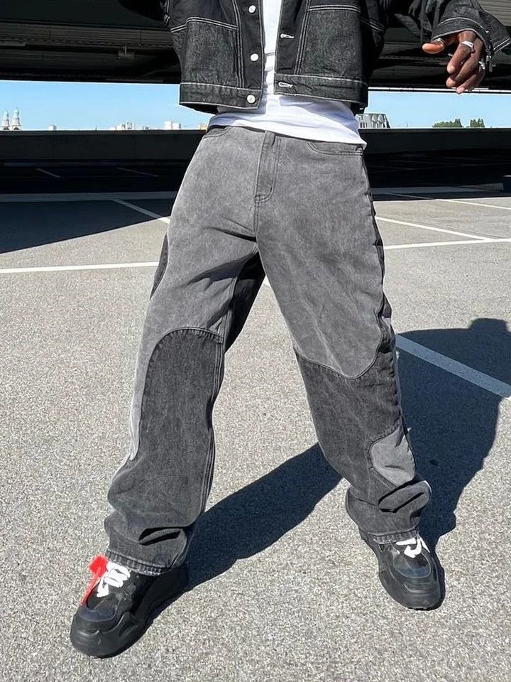 Japanese Brand × Jean Doodle Diddle Swindle Loose Straight Jeans Size US 34 / EU 50 - 4 Thumbnail