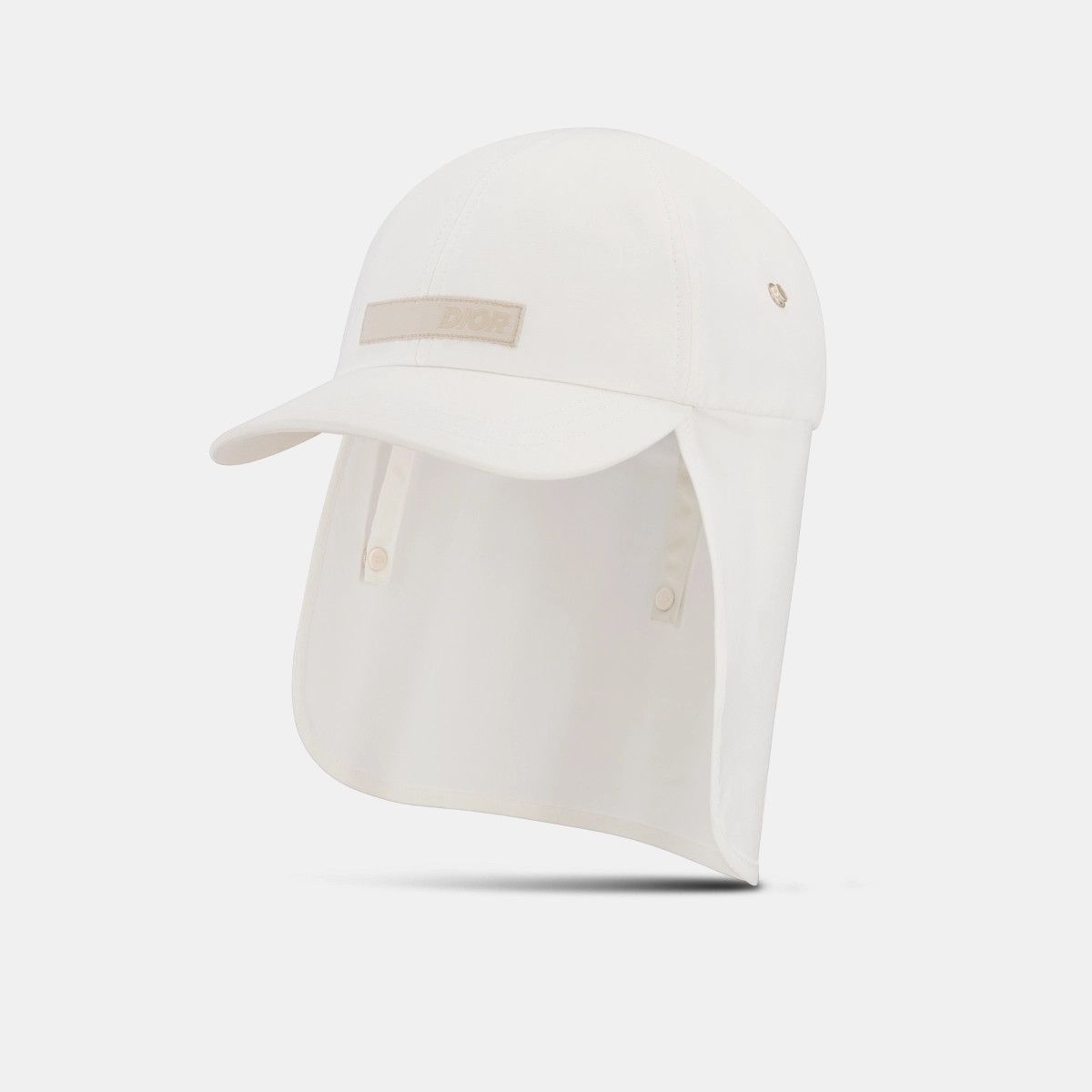 Dior o1bcso1str1224 Size:OS/Baseball Cap with Flaps in Off White Size ONE SIZE - 8 Thumbnail