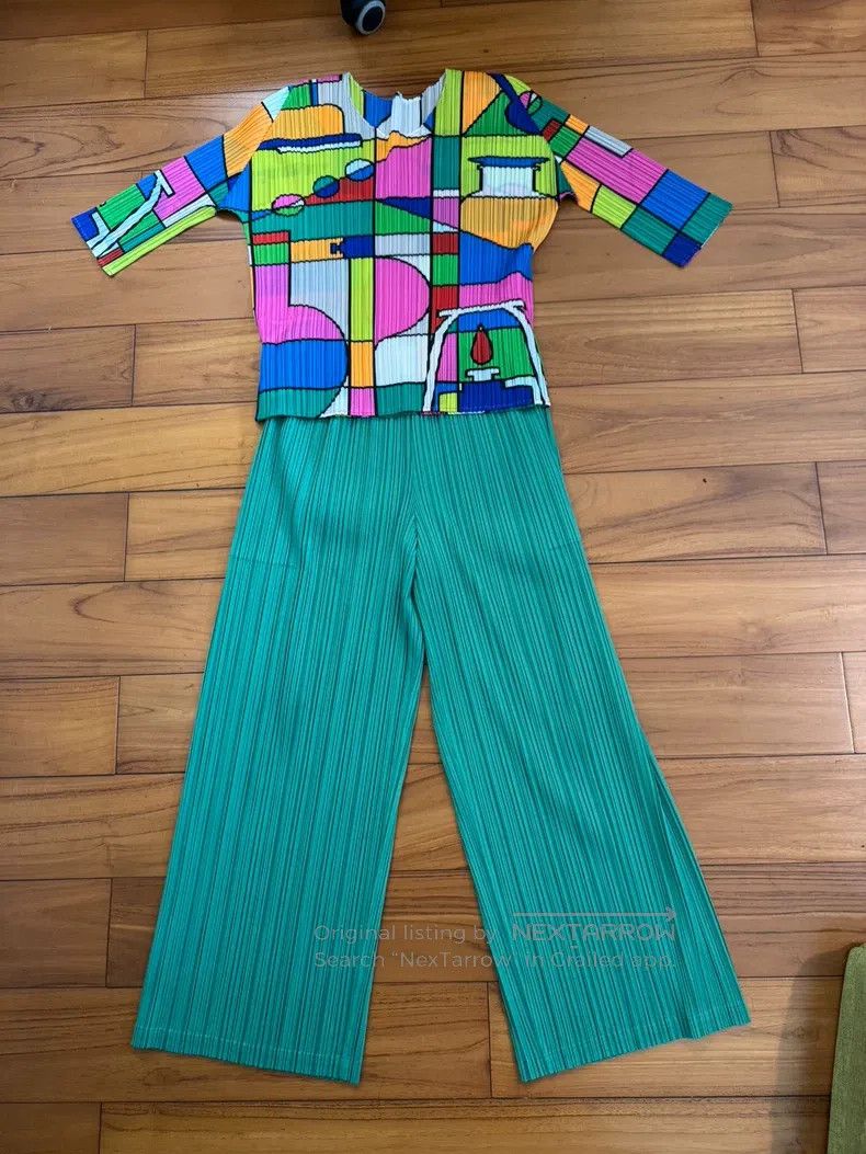 Issey Miyake Issey Miyake Wide-Leg Trousers Size L / US 10 / IT 46 - 1 Thumbnail