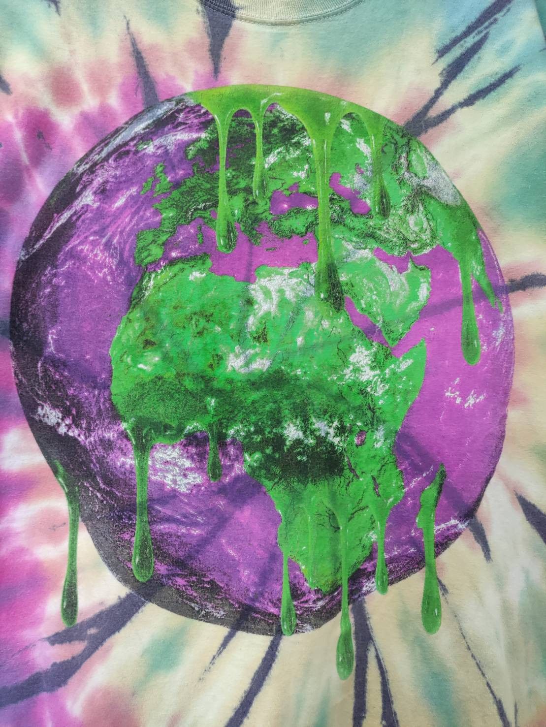 Young Thug Young Thug Thugger " Lean World " Tie Dye T-Shirt Size US XL / EU 56 / 4 - 5 Thumbnail