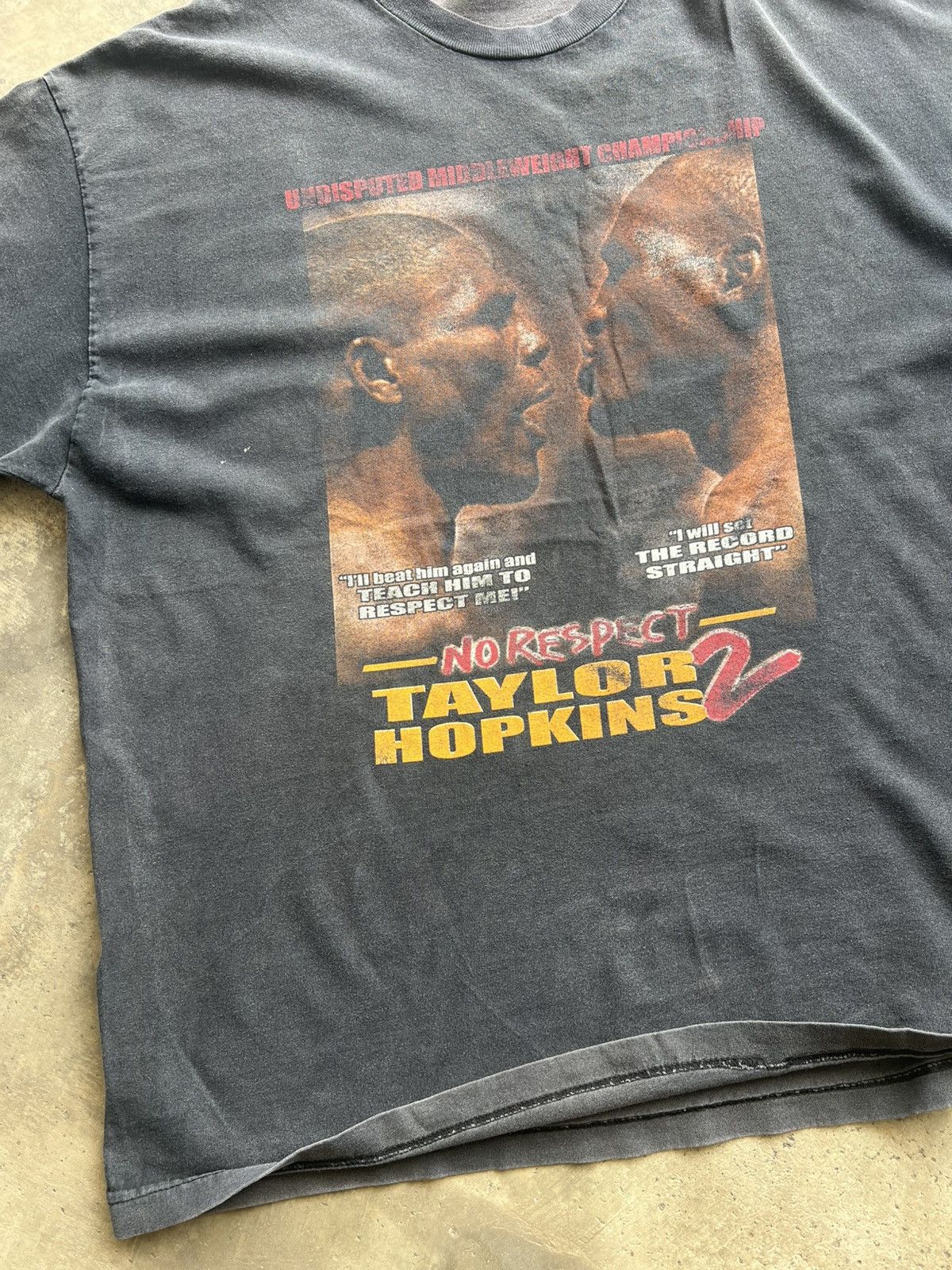 Rap Tees Vintage Rare Taylor vs Hopkins Rap Tee Boxing WBC XXL Size US XXL / EU 58 / 5 - 4 Thumbnail