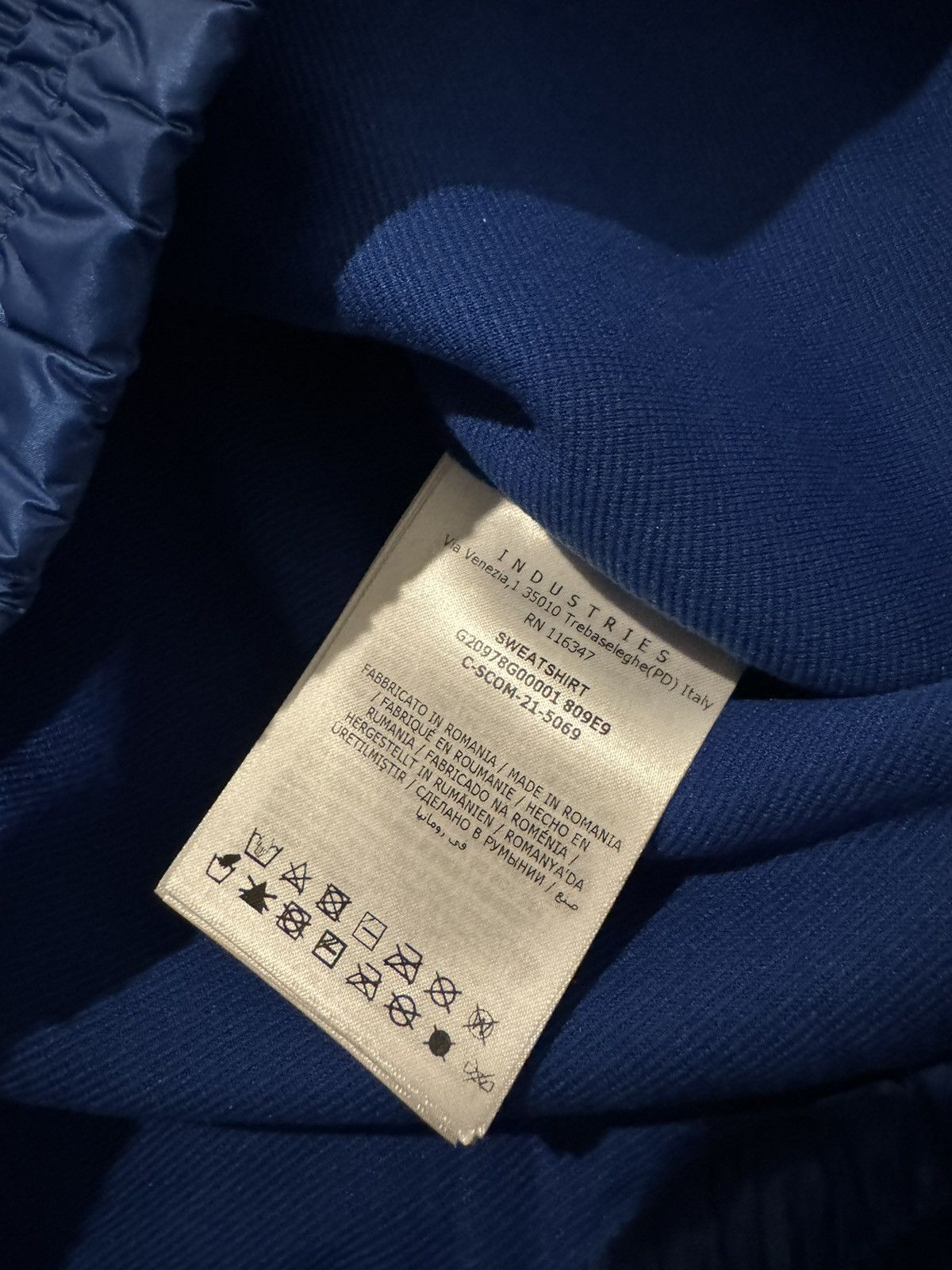 Moncler Moncler Grenoble Blue Maglia Sweatshirt Size US M / EU 48-50 / 2 - 8 Thumbnail