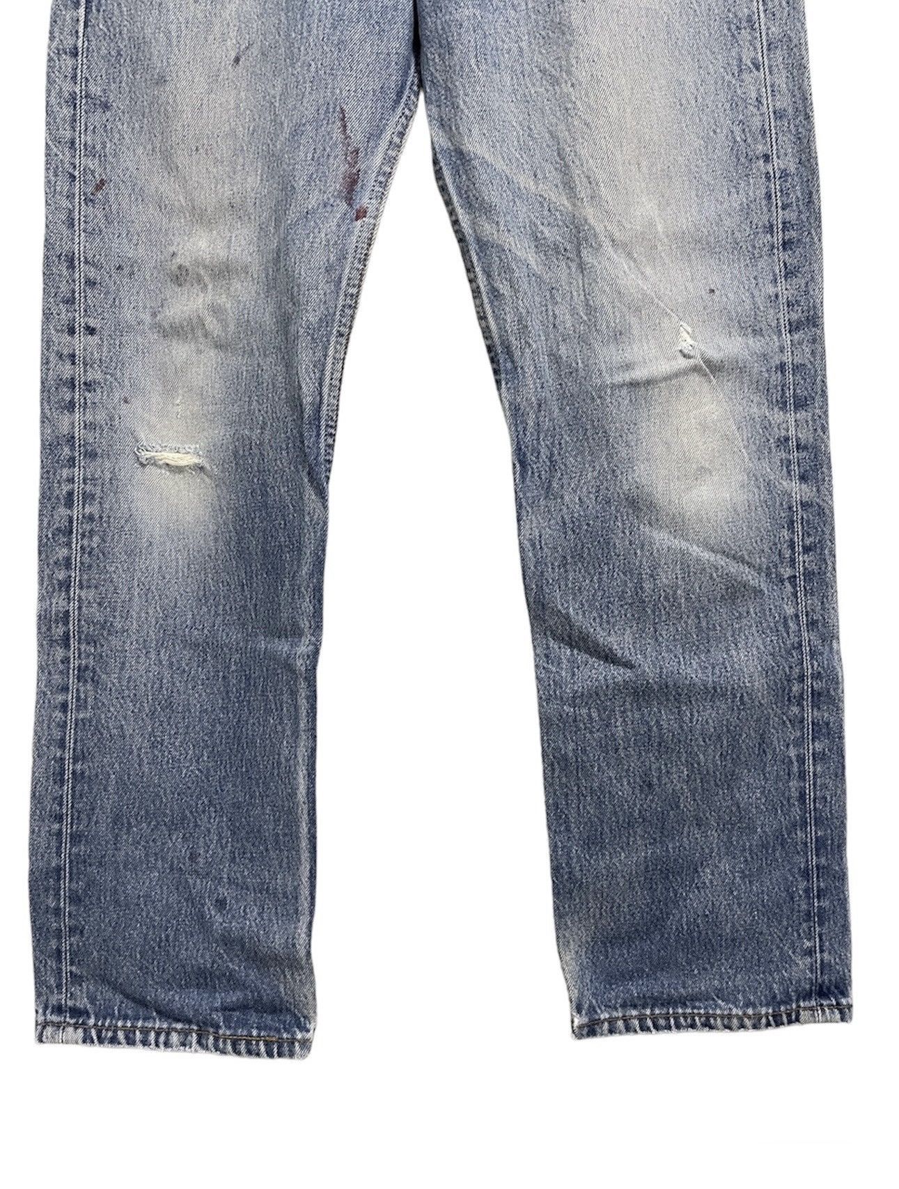 Levi's VINTAGE 90s LEVIS 501 NON SELVEDGE 34x33 STAMP 524 Size US 31 - 7 Thumbnail