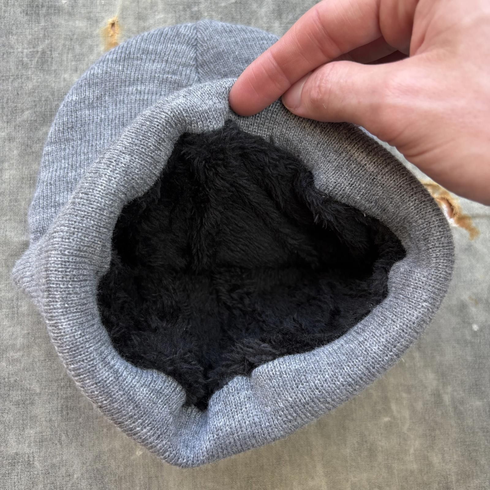 Vintage Vintage Y2K New York Fleece Fur Lined Grunge Skater Beanie Size ONE SIZE - 2 Thumbnail