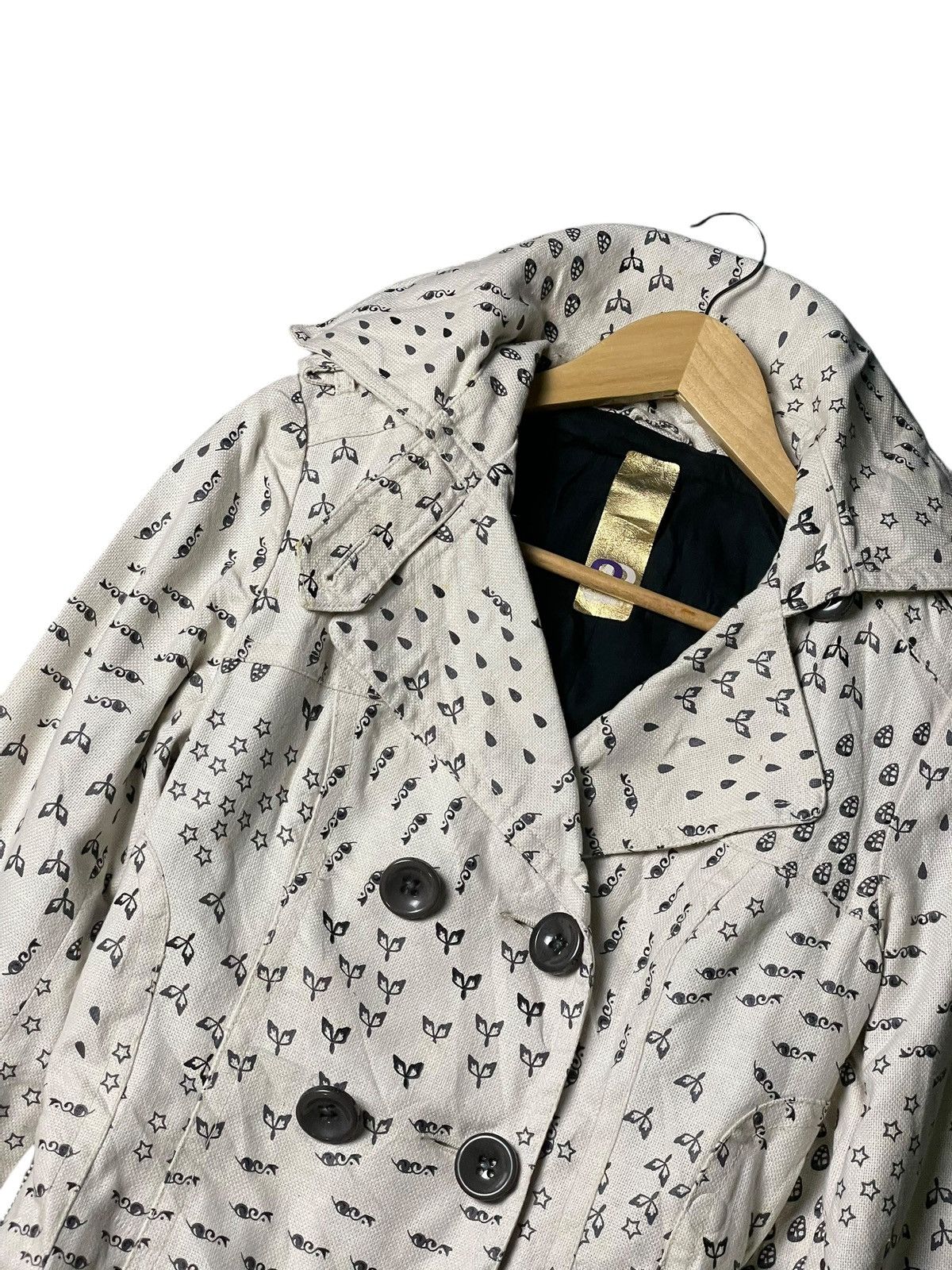 Japanese Brand × Vintage OO Japanese Brand Double Breasted Abstract Jacket (96) Size US XXS / EU 40 - 2 Thumbnail