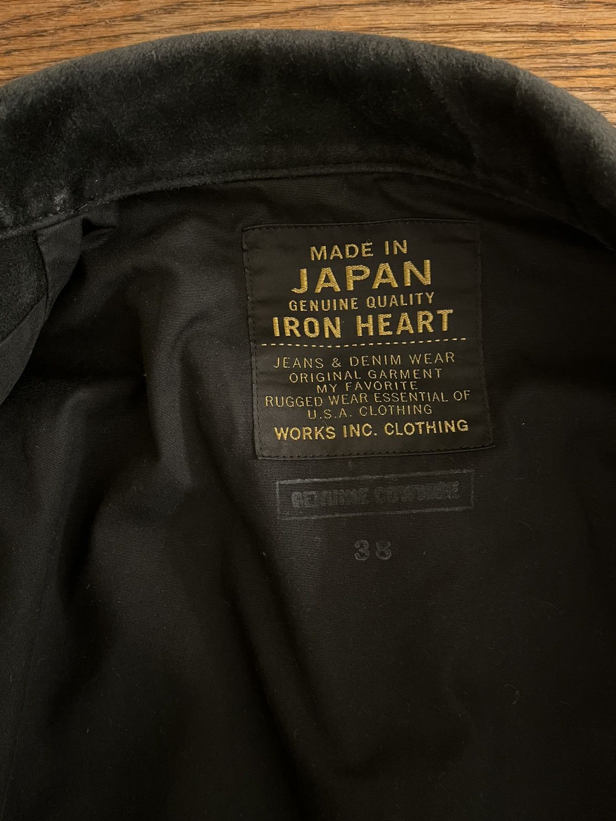 Iron Heart Iron Heart IHJ-49 Split Steer Type III Leather Jacket Size US M / EU 48-50 / 2 - 4 Thumbnail
