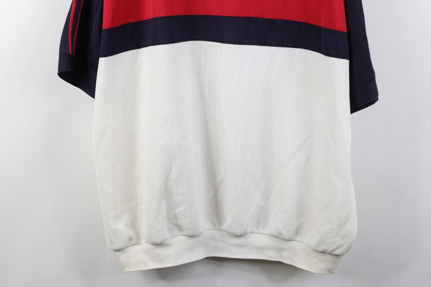 Vintage Vintage 90s Streetwear Block Ribbed Knit Pullover Polo Shirt Size US XXL / EU 58 / 5 - 3 Thumbnail