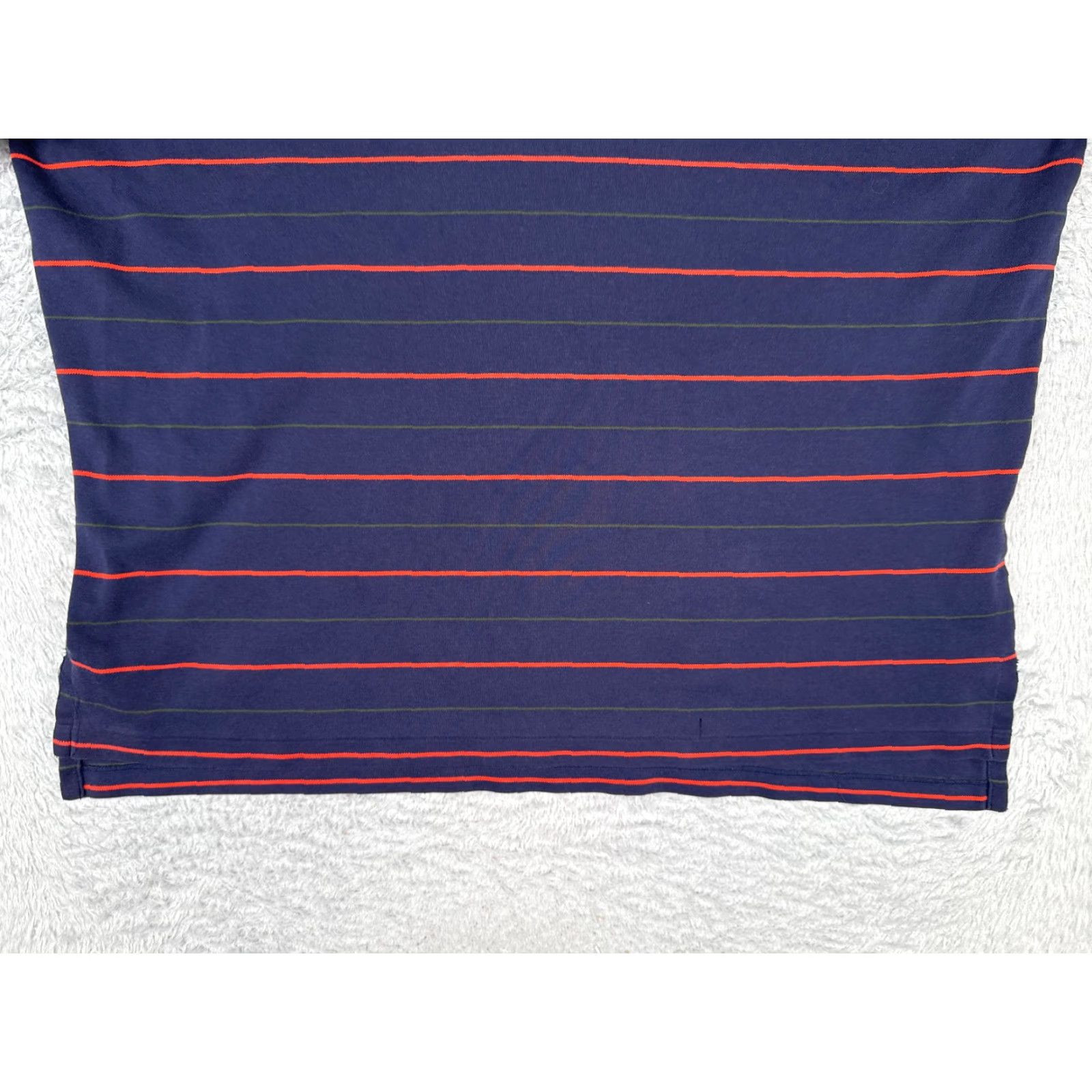 Ralph Lauren VINTAGE Polo Ralph Lauren Shirt Men Extra Large Blue Red Stripe 100% Cotton Striped READ Size US XL / EU 56 / 4 - 5 Thumbnail