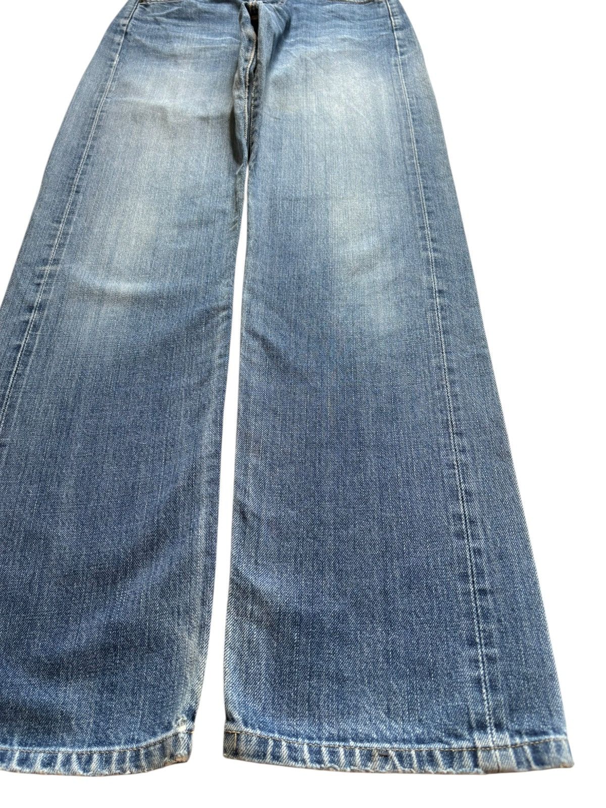 Levi's Vintage 80s Levis 502 Big E Selvedge Mud Wash Distress Jeans Size US 28 / EU 44 - 7 Thumbnail
