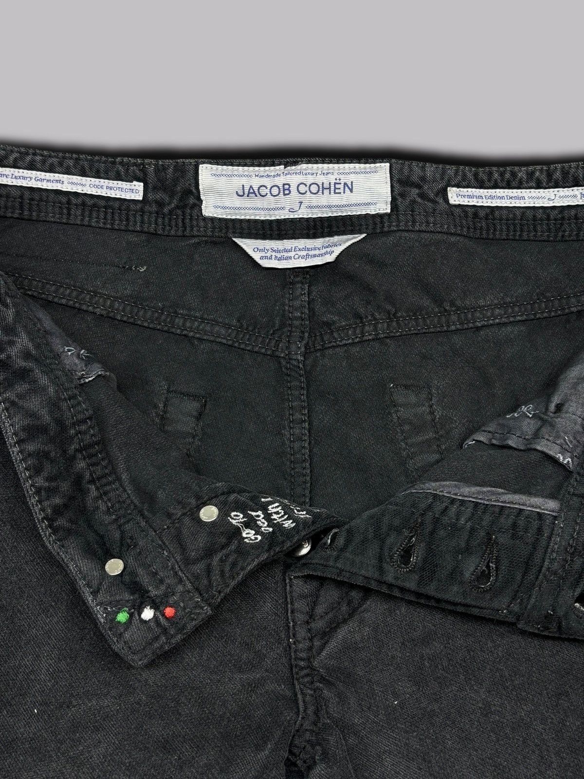 Jacob Cohen Jacob Cohen 622 Style Italian Designer Pants Like Velour Size US 35 - 20 Thumbnail