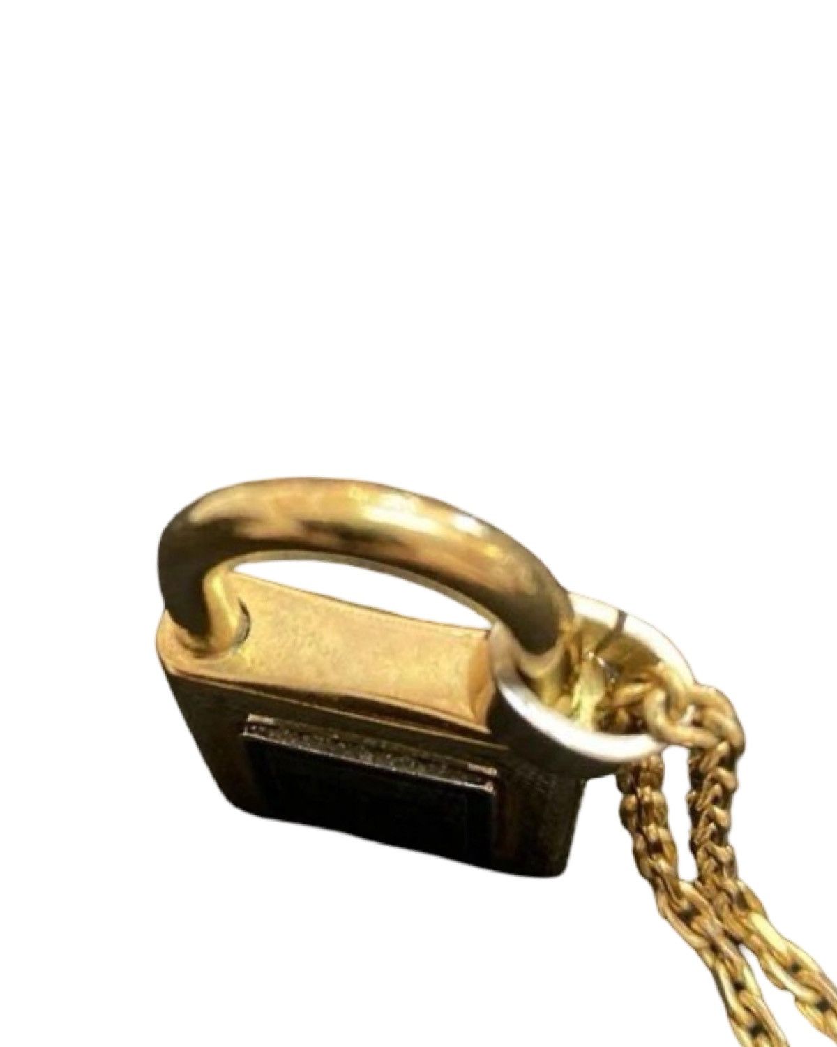 Dolce & Gabbana Dolce & Gabbana Gold Lock Necklace Size ONE SIZE - 4 Thumbnail