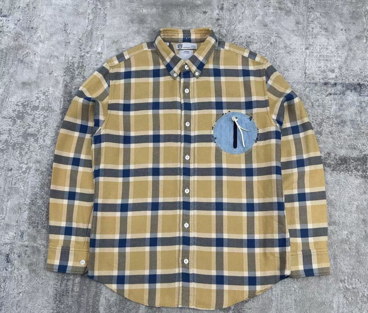 Visvim VISVIM Vintage Plaid Circle Patchwork Shirt J16 Size US XS / EU 42 / 0 - 1 Thumbnail