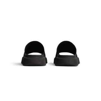 Balenciaga o1srvl11e0426 Speed 2.0 Recycled Knit Slide Sandals in Black Size US 11 / EU 44 - 5 Thumbnail