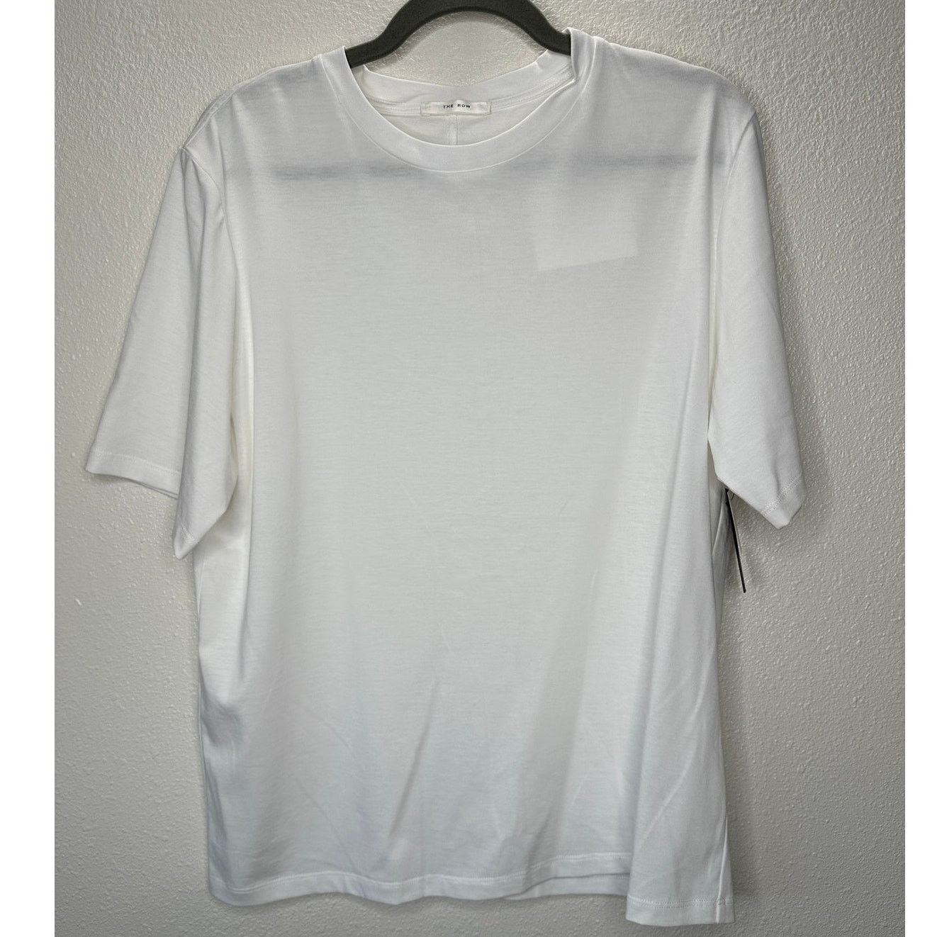 The Row NWT The Row White Chiara Cotton Crewneck Back Seam T-Shirt L Size L / US 10 / IT 46 - 5 Thumbnail