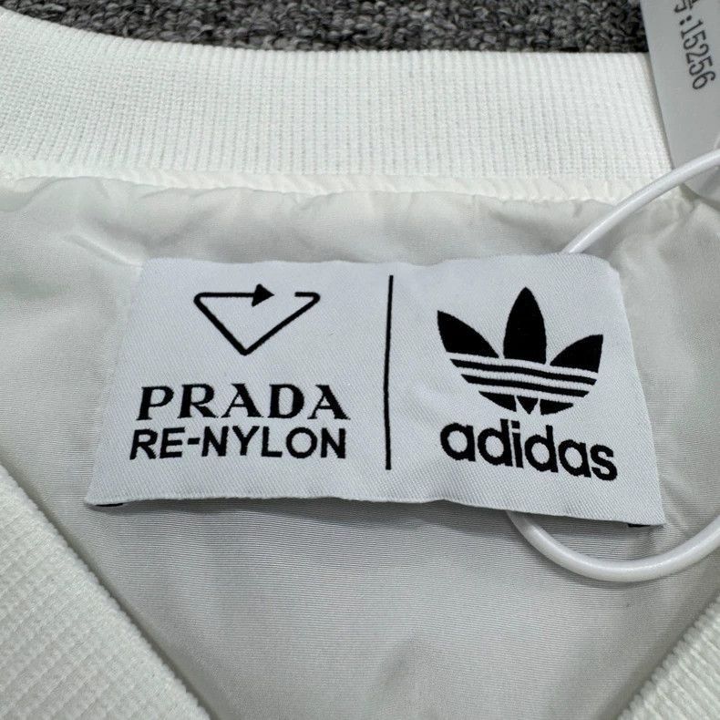 Prada Prada Adidas Collaborative Nylon Striped Sweatshirt Size US M / EU 48-50 / 2 - 3 Thumbnail