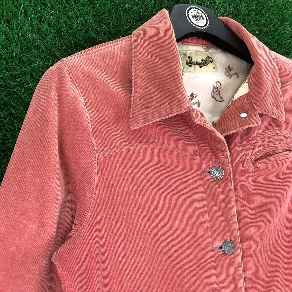 Cowboy Equipment Vintage 90's Corduroy Western Cowboy Jacket Smile Pocket Size US XS / EU 42 / 0 - 2 Thumbnail