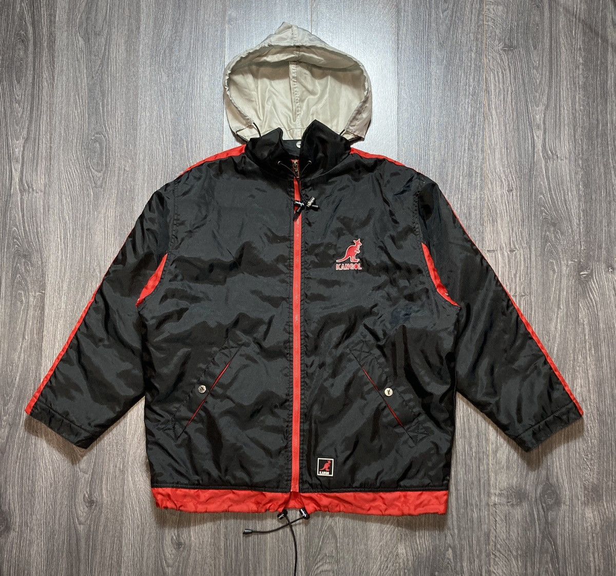 Kangol × Vintage 90s Vintage Kangol Nylon Jacket y2k Size US L / EU 52-54 / 3 - 1 Thumbnail