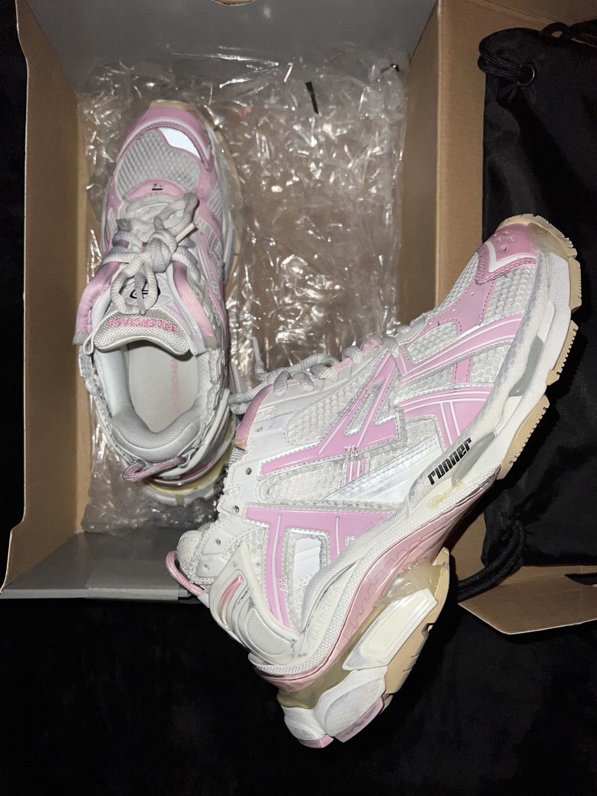Balenciaga Balenciaga Runner “Pink/Tan” Size US 9 / EU 42 - 6 Thumbnail