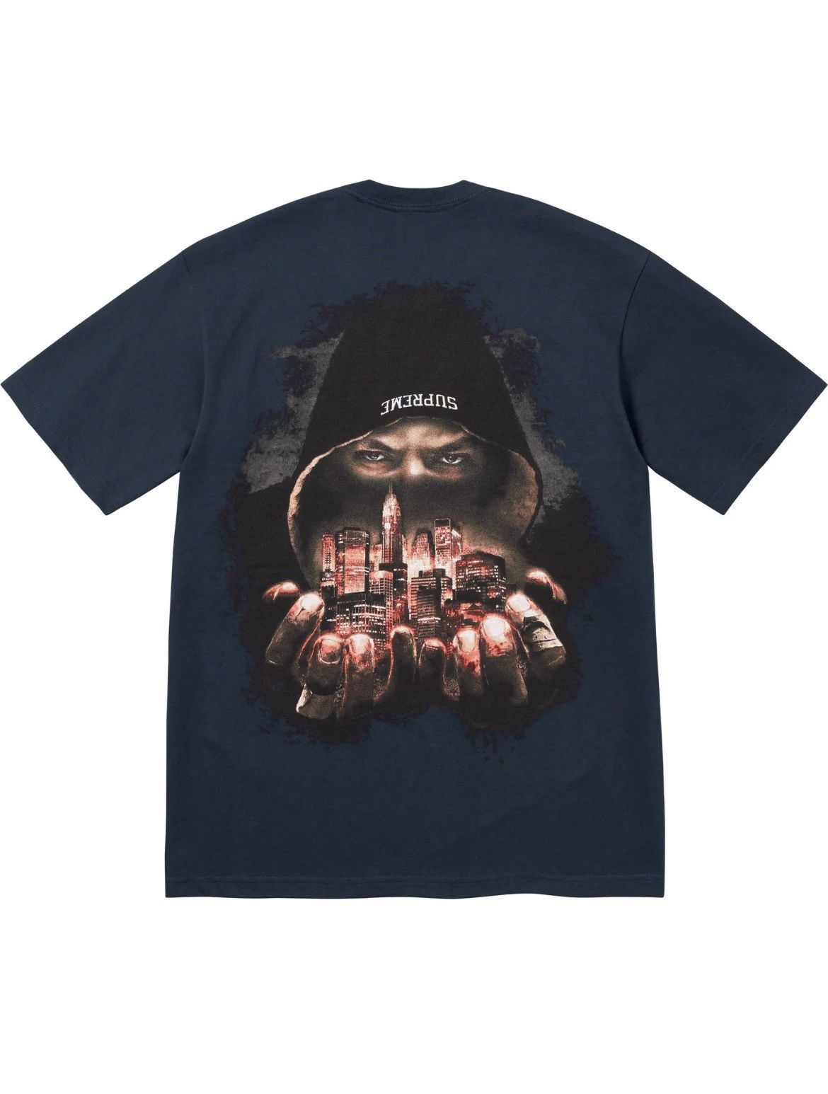 Supreme Supreme Fighter Tee Navy FW23 | Grailed