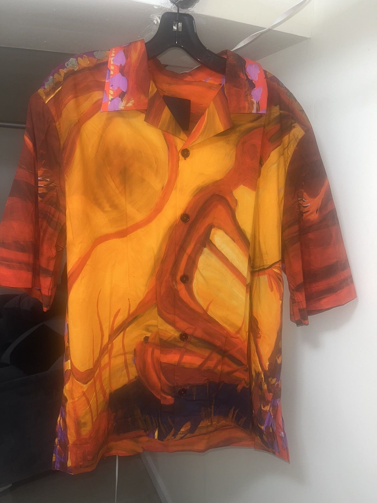 Givenchy Givenchy Devil Print Shirt Sz 41 Size US L / EU 52-54 / 3 - 8 Thumbnail