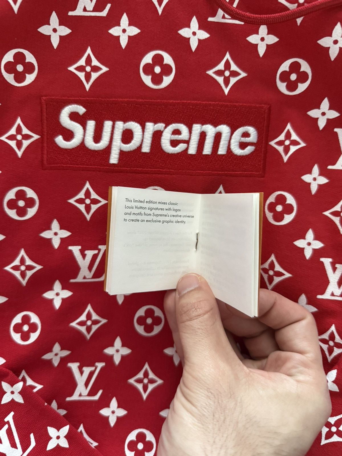 Louis Vuitton × Supreme Supreme x Louis Vuitton Box Logo Hooded Sweatshirt Size US XXL / EU 58 / 5 - 10 Thumbnail