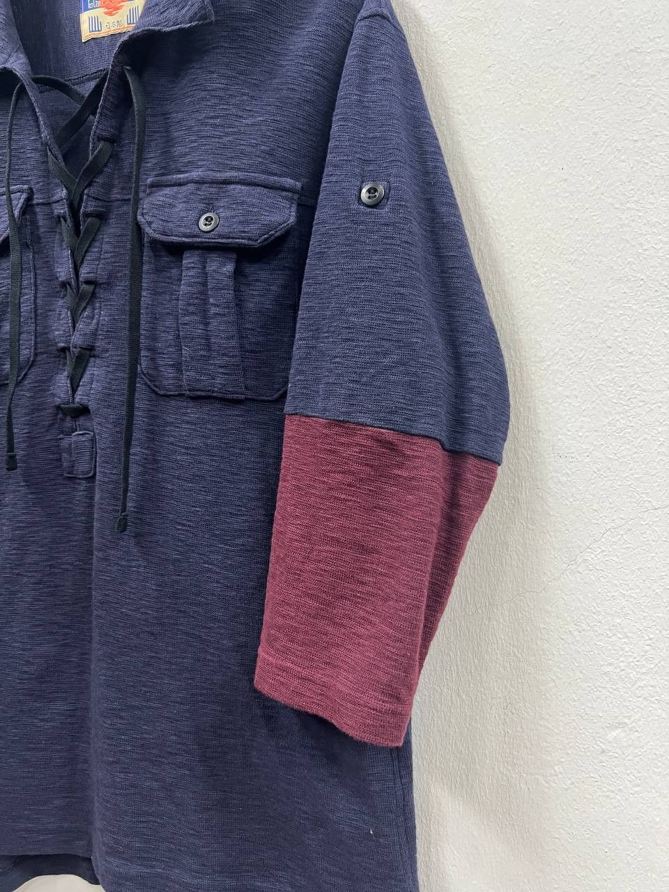 Blackmeans SS17 Blackmeans Deconstructed Laced Up Shirt Size US L / EU 52-54 / 3 - 5 Thumbnail
