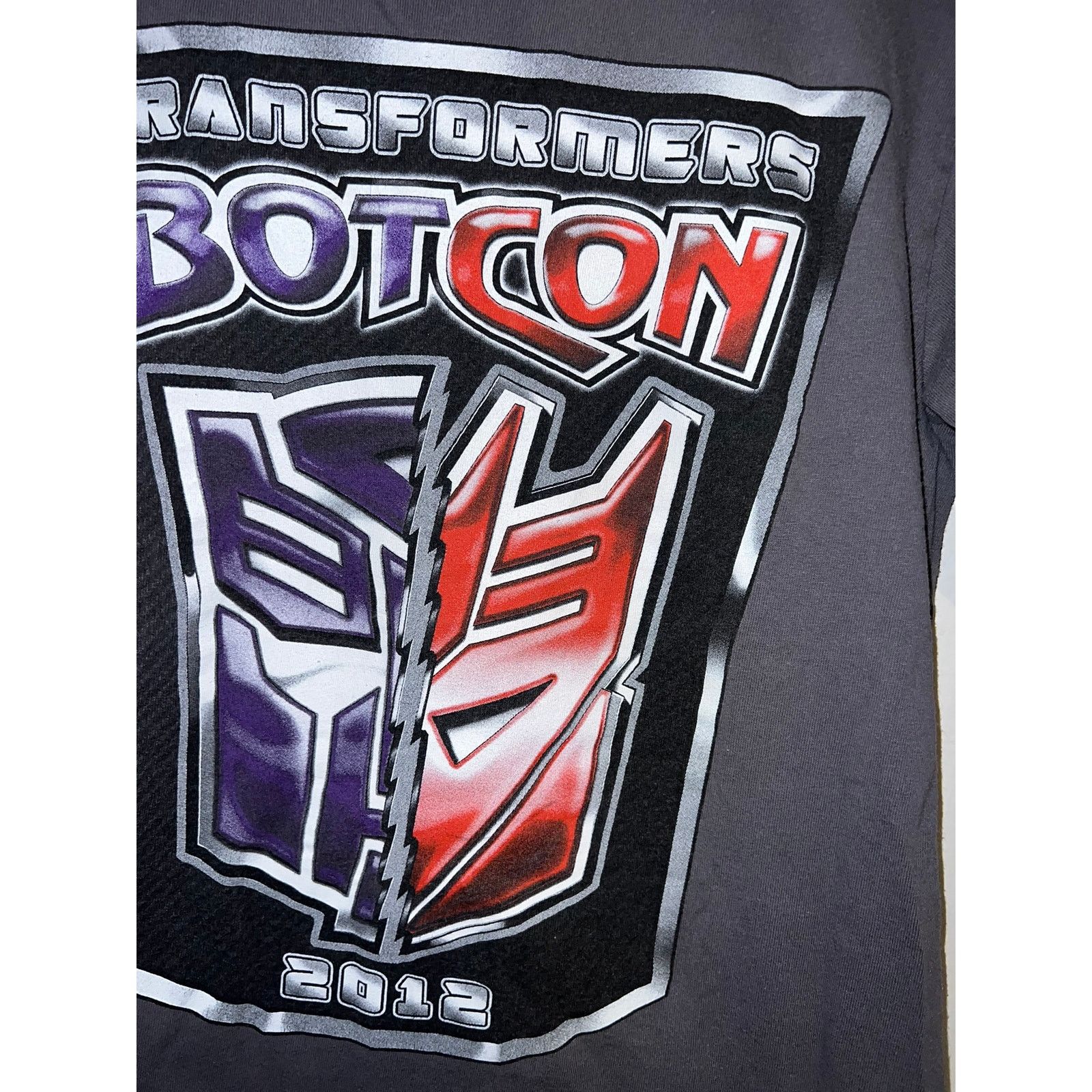 Anvil Vintage Transformers Botcon Shirt Gray Movie Tee 2012 Small Size US S / EU 44-46 / 1 - 4 Thumbnail