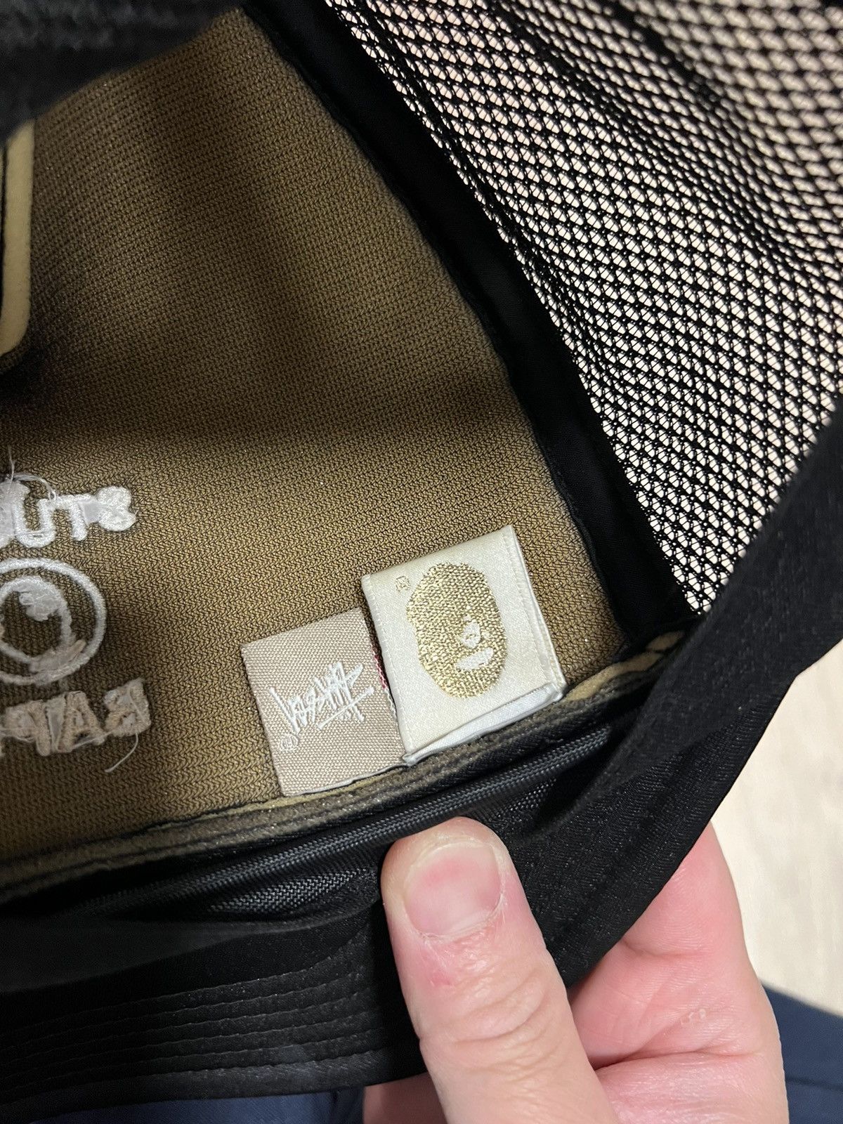 Bape Bape x Stussy Trucker Cap Size ONE SIZE - 7 Thumbnail