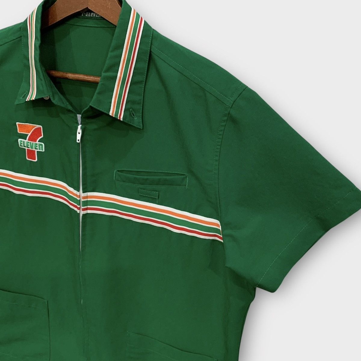 Seven 7 VINTAGE SEVEN ELEVEN UNIFORM WORKERS CASUAL SHIRT Size US L / EU 52-54 / 3 - 4 Thumbnail