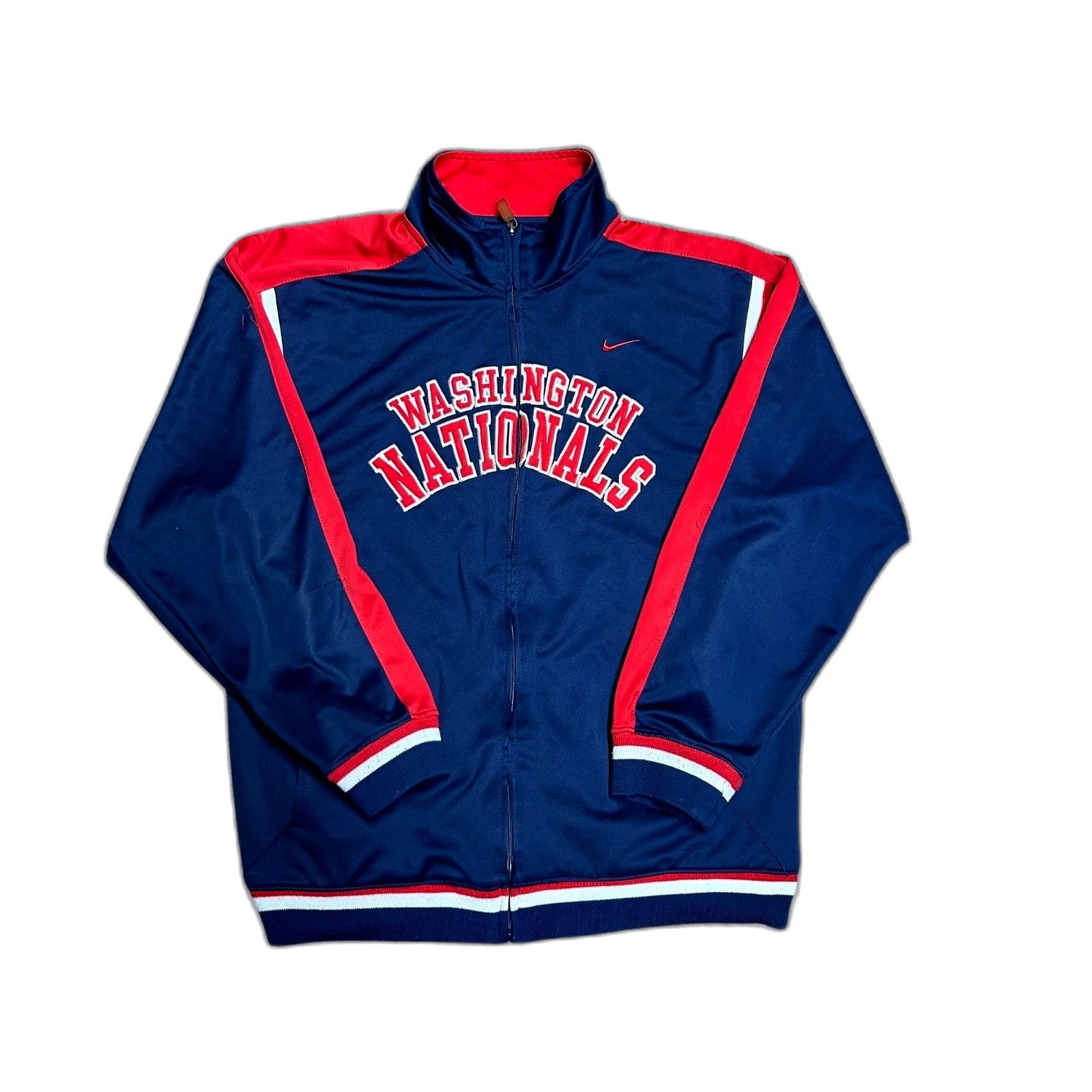 Nike MLB Washington Nationals Y2K Nike Jacket Large Blue Size US L / EU 52-54 / 3 - 1 Thumbnail