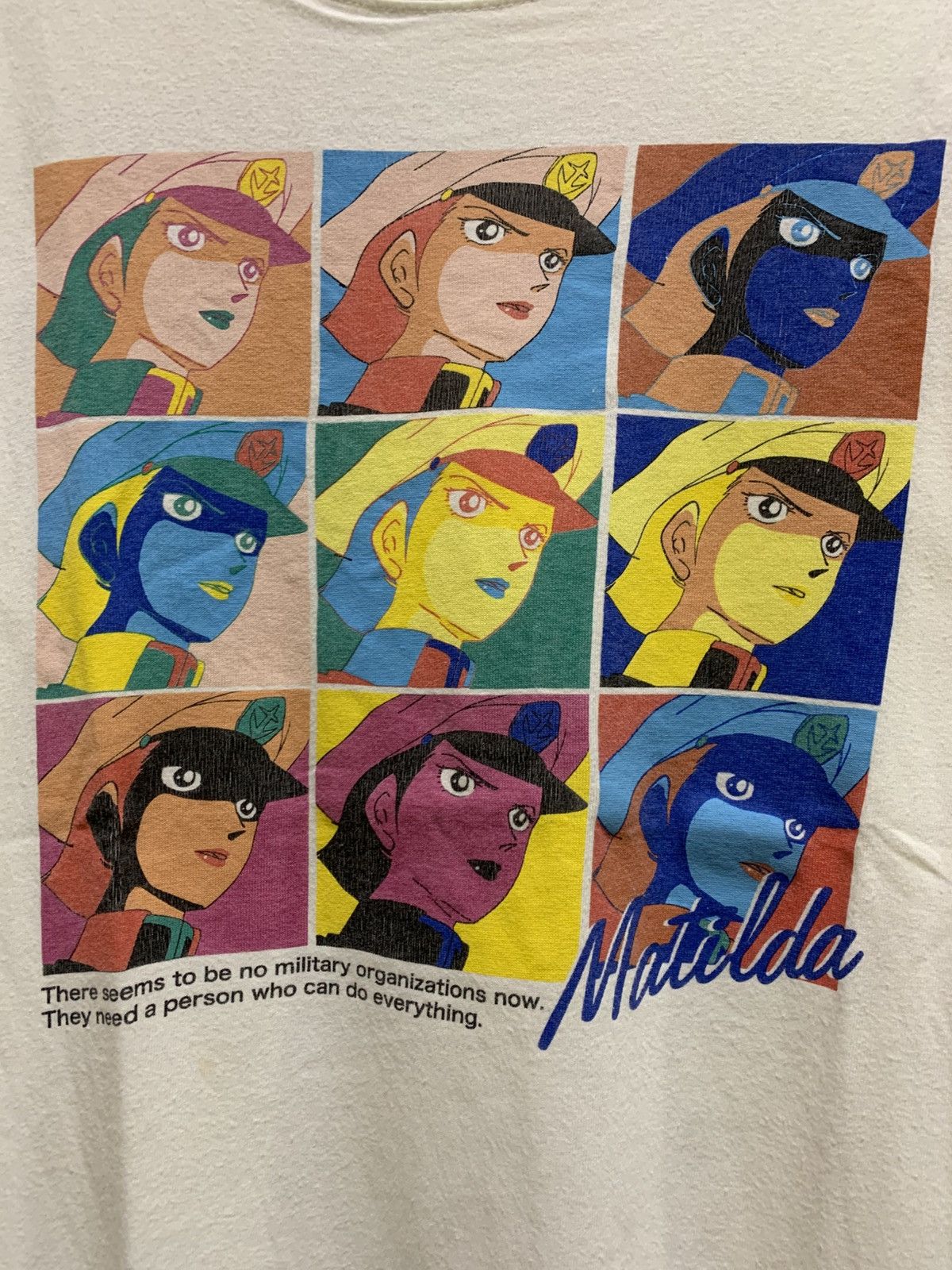 Anime Rare Gundam Matilda Japanese Anime Tee Shirt Size US M / EU 48-50 / 2 - 3 Thumbnail