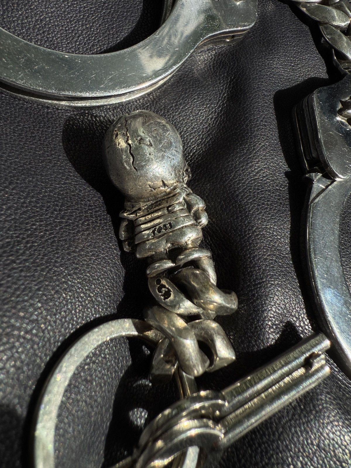 Chrome Hearts Chrome Hearts Hadcuffs + Foti Keychain Full Set RARE Size ONE SIZE - 9 Thumbnail